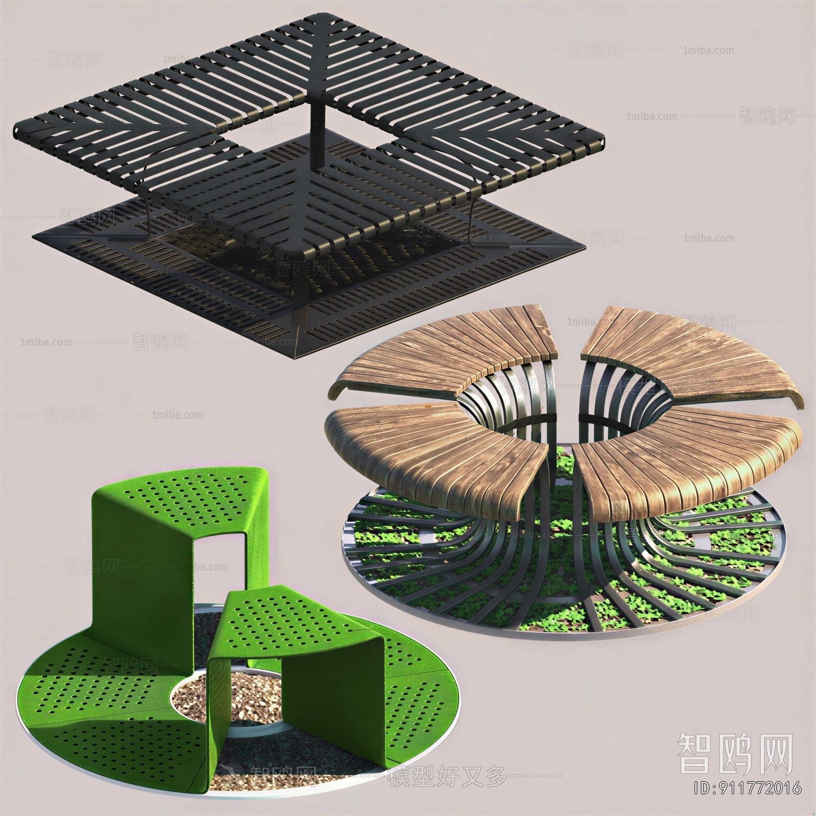 Modern Communal Chair