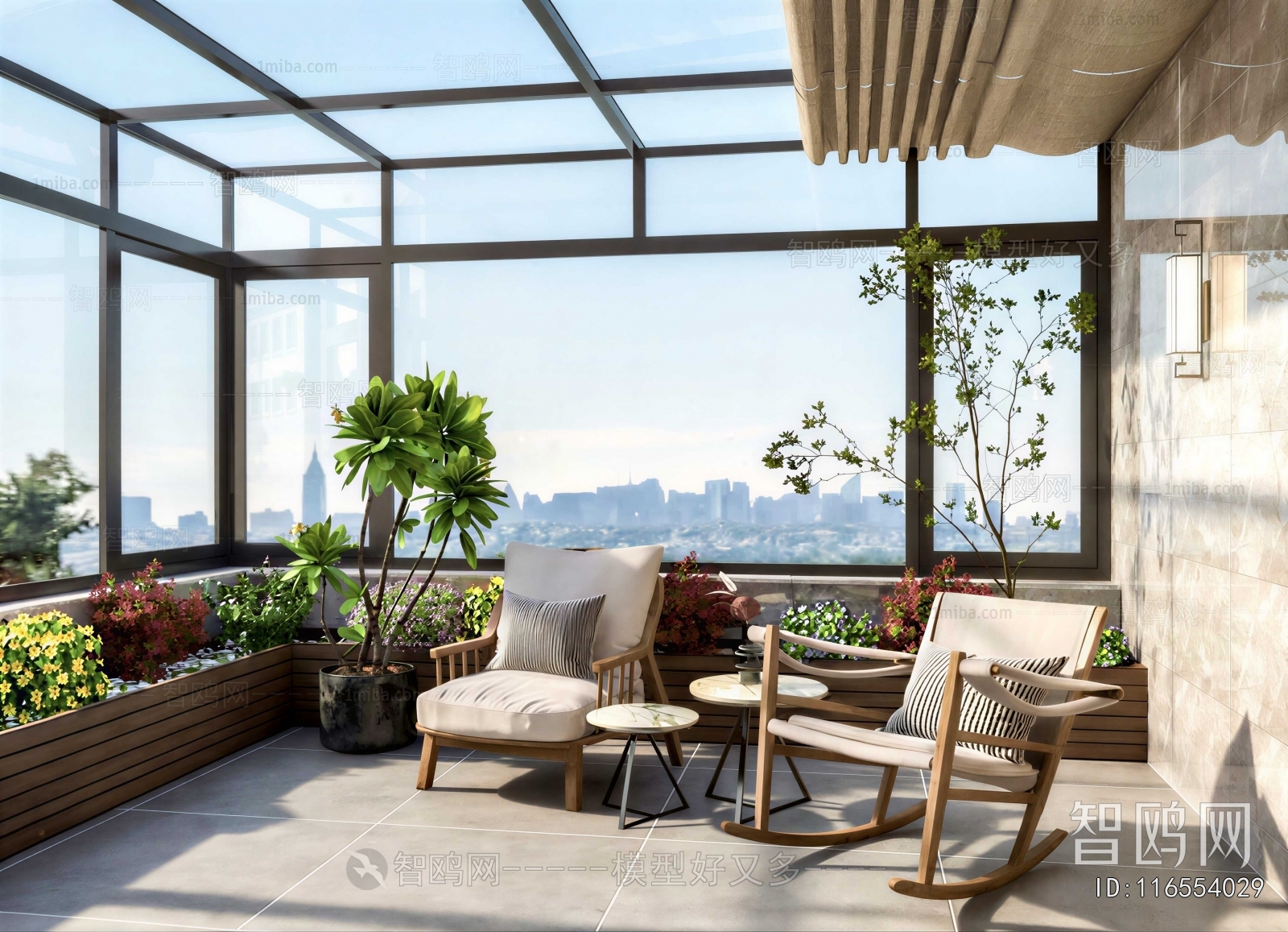 Modern Glass Sun Room