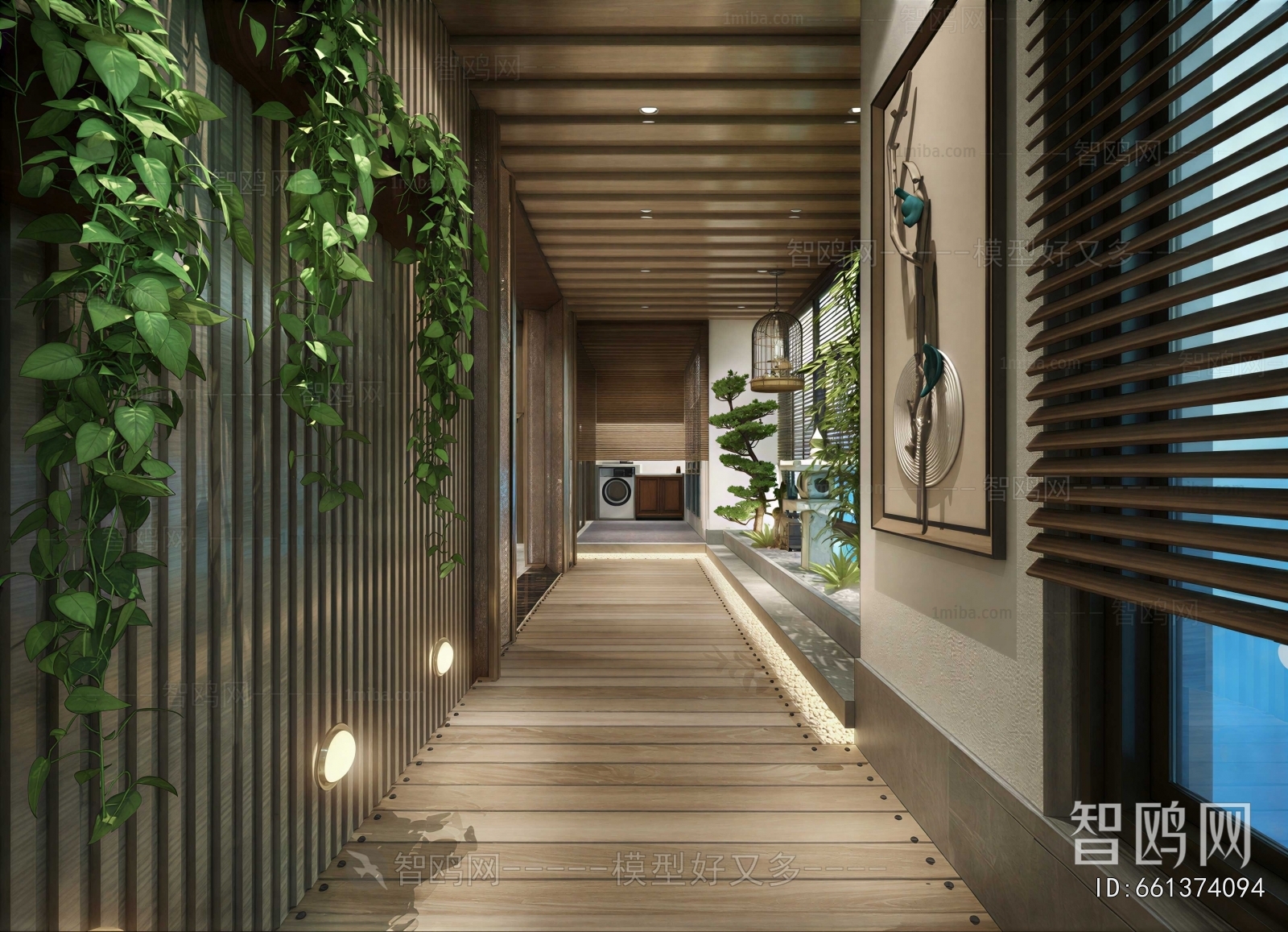 New Chinese Style Corridor
