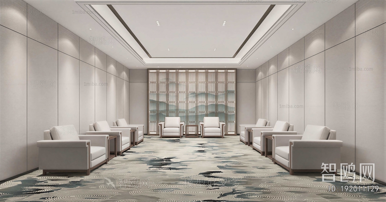 New Chinese Style Reception Room