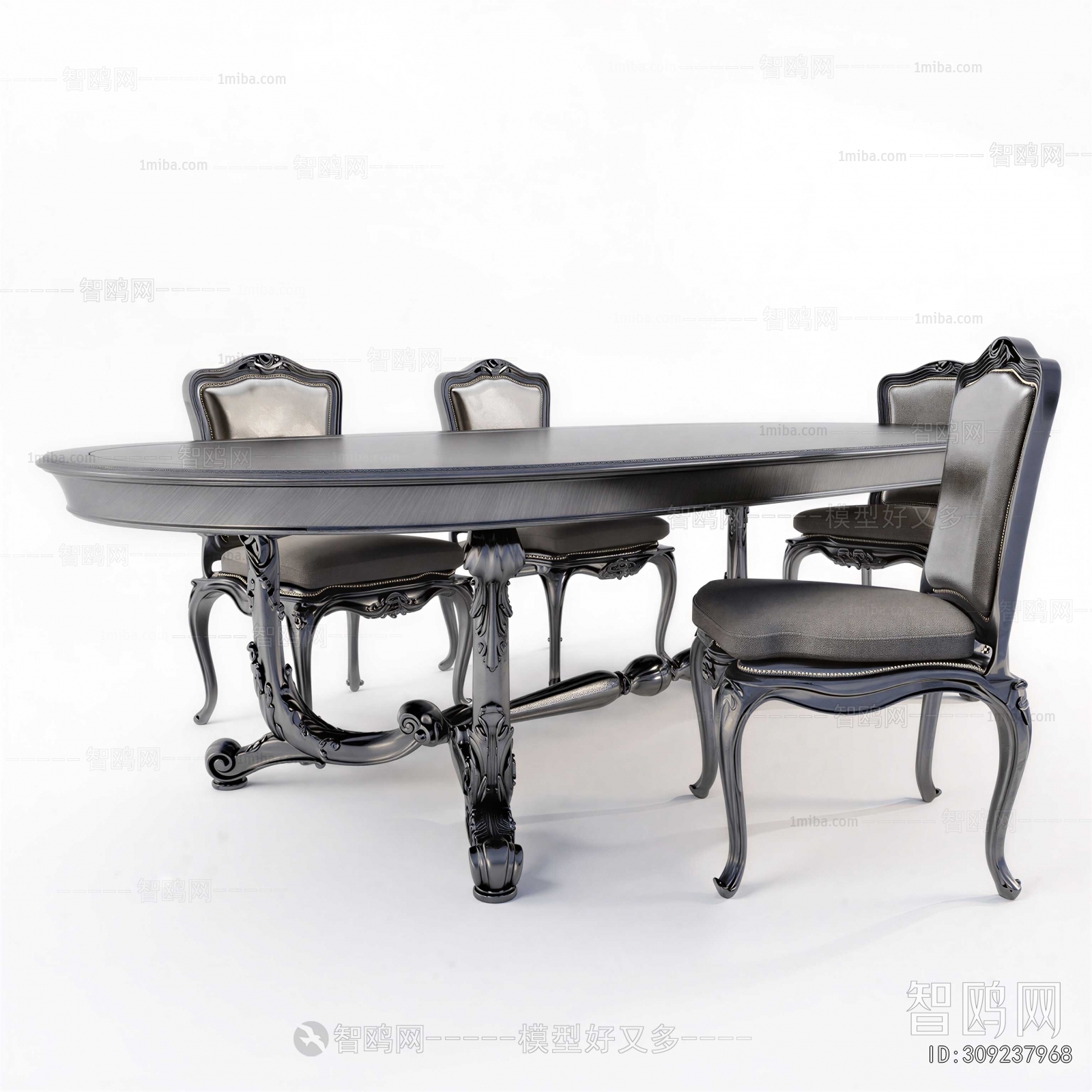 European Style Dining Table And Chairs