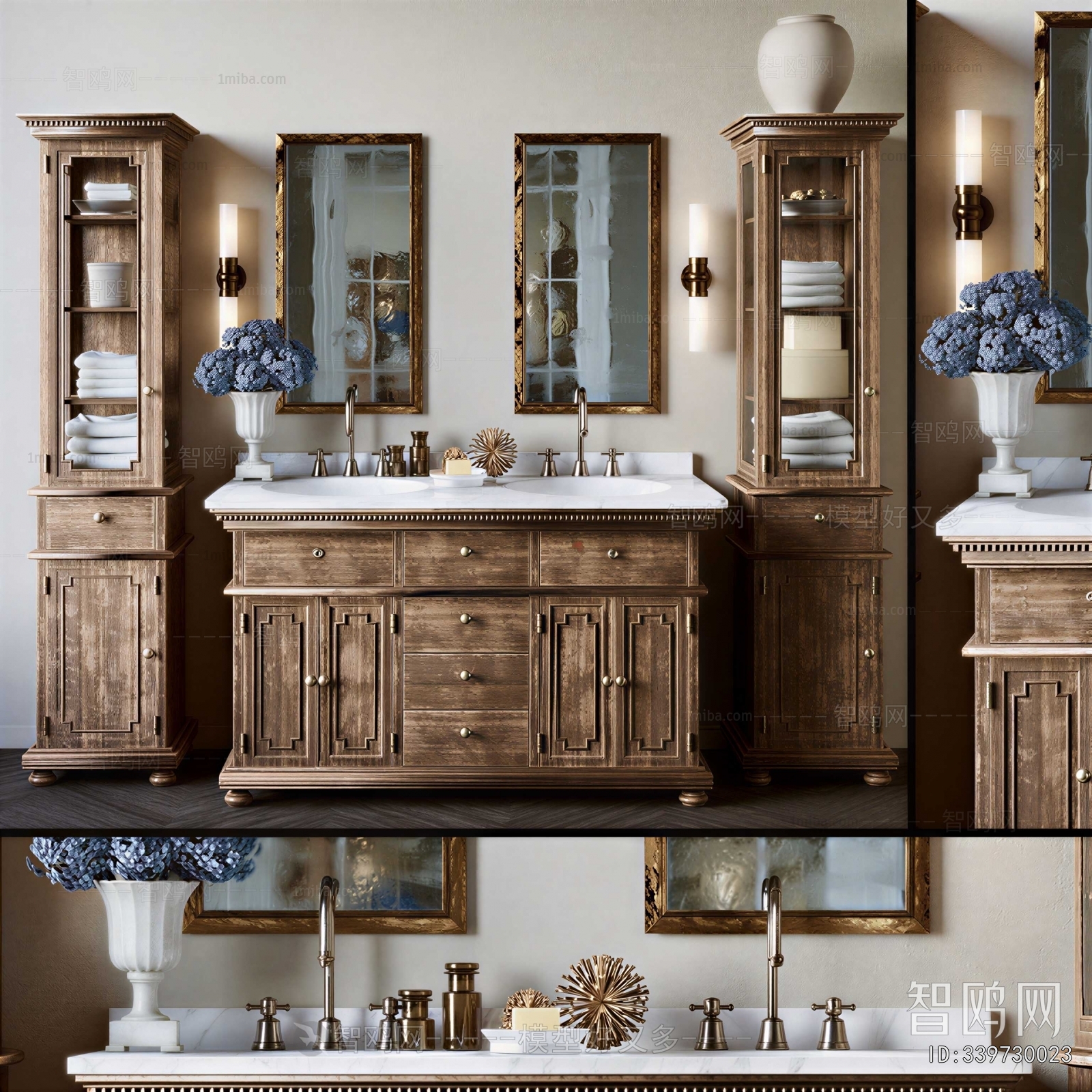 American Style Bathroom Cabinet