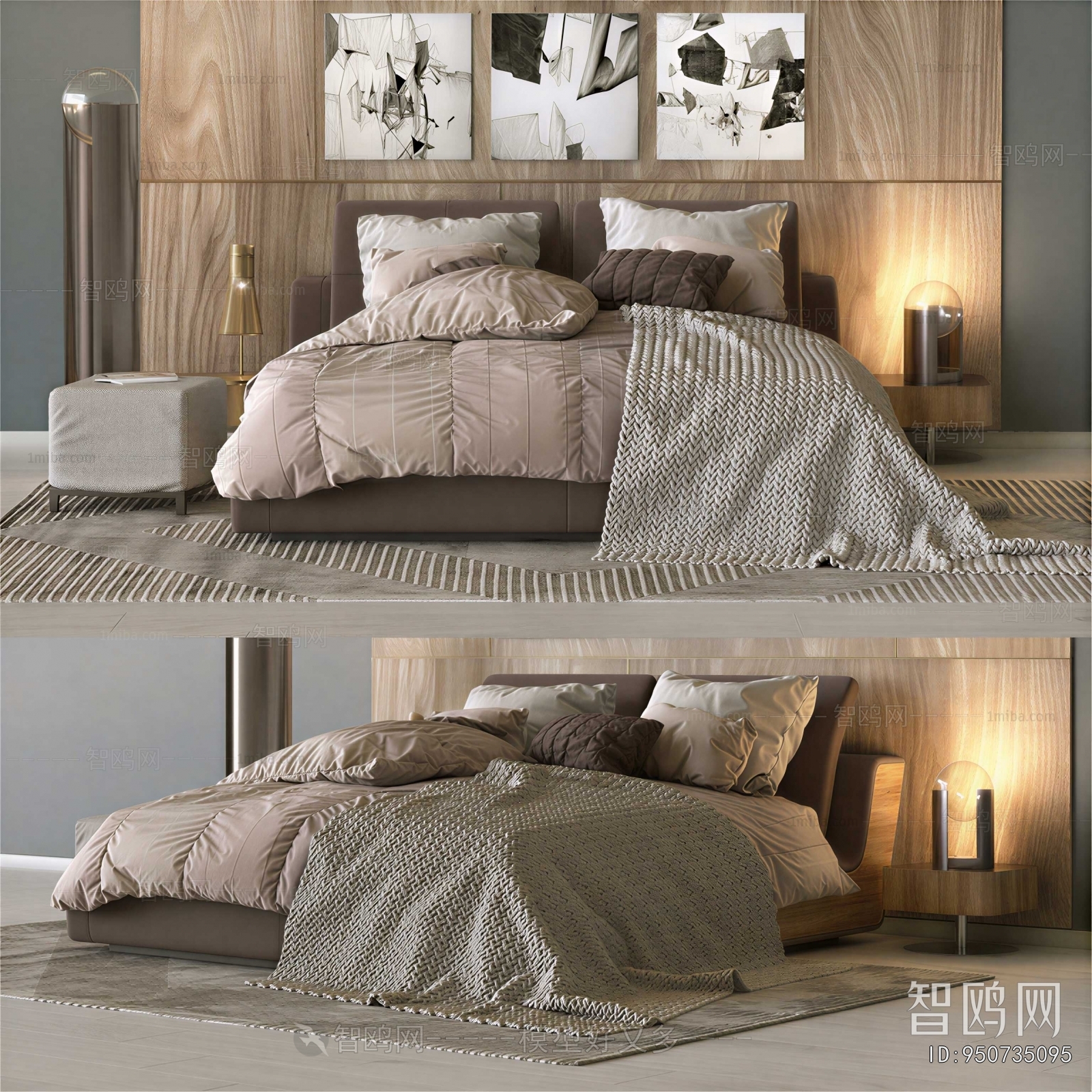 Modern Double Bed
