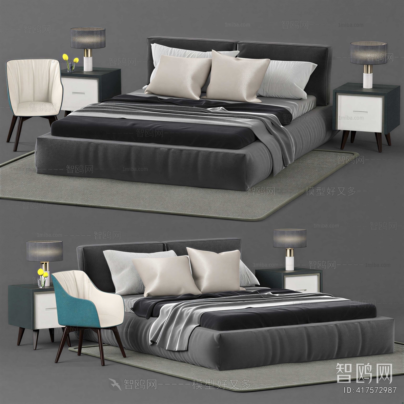 Modern Double Bed