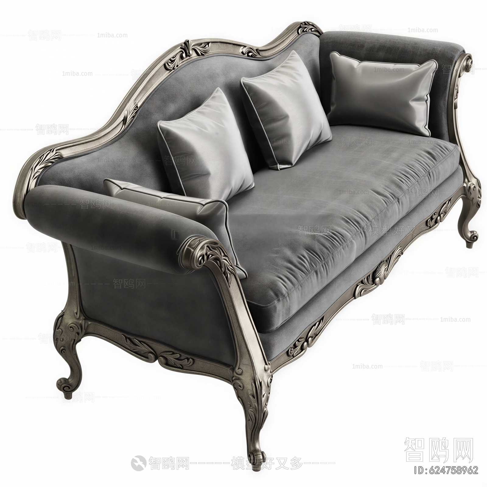 Simple European Style A Sofa For Two