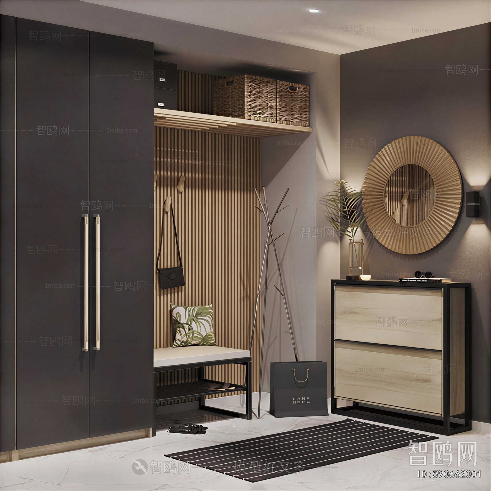 Modern Hallway