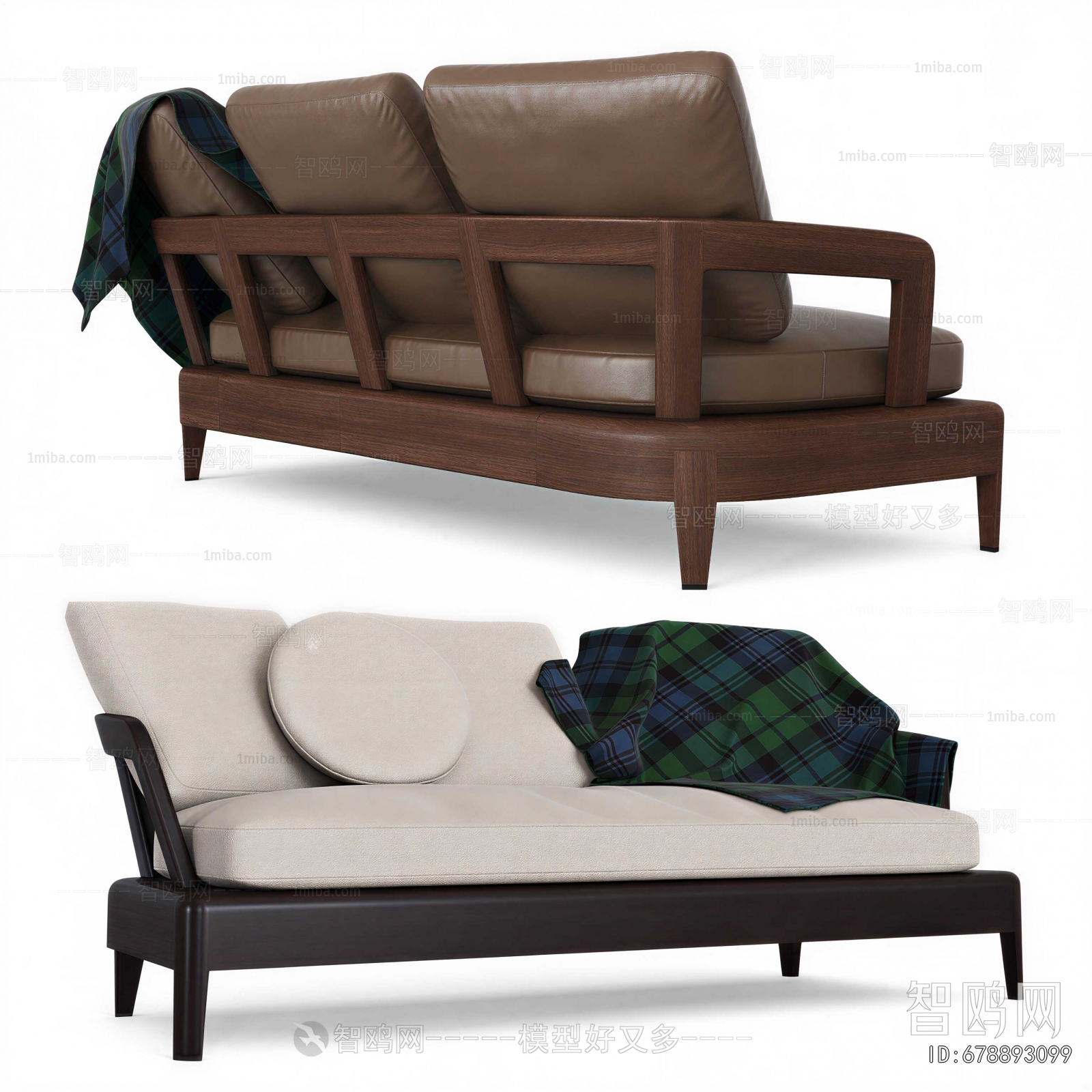 Modern Three-seat Sofa
