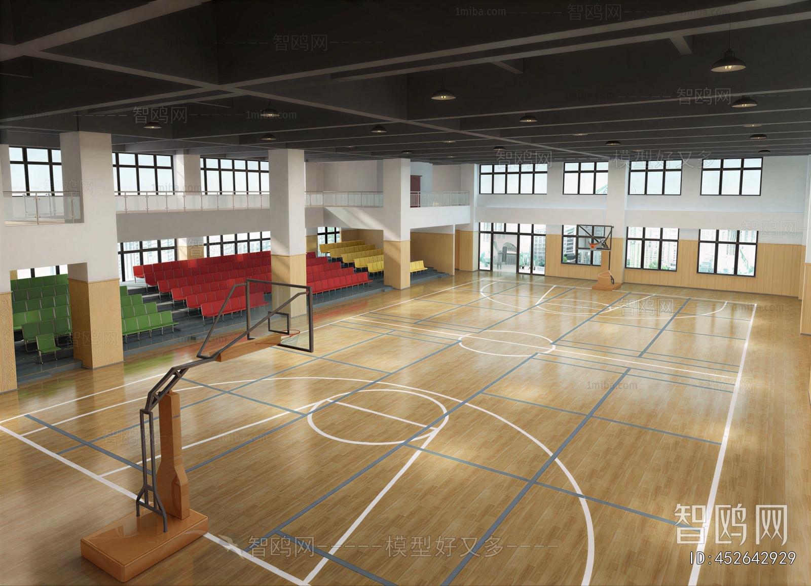 Modern Basketball Arena