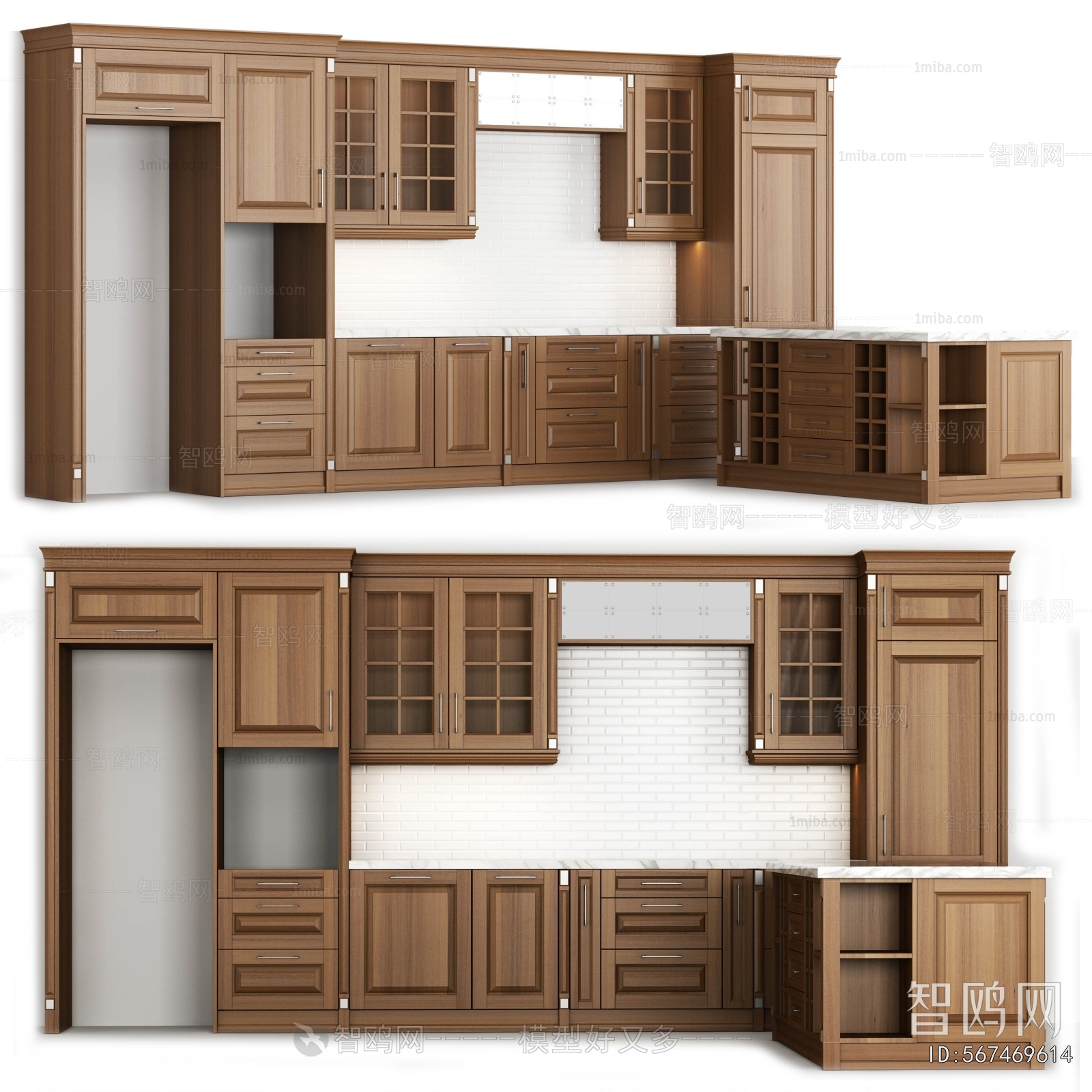 European Style Kitchen Cabinet