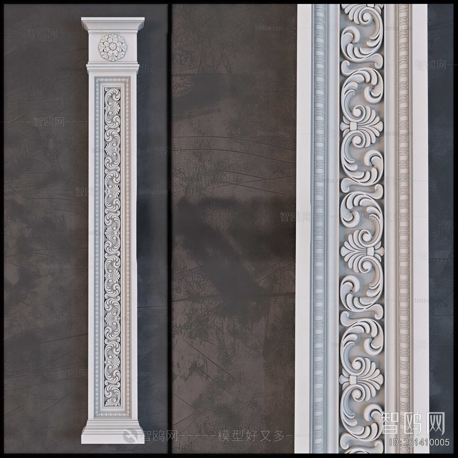 European Style Roman Pillar