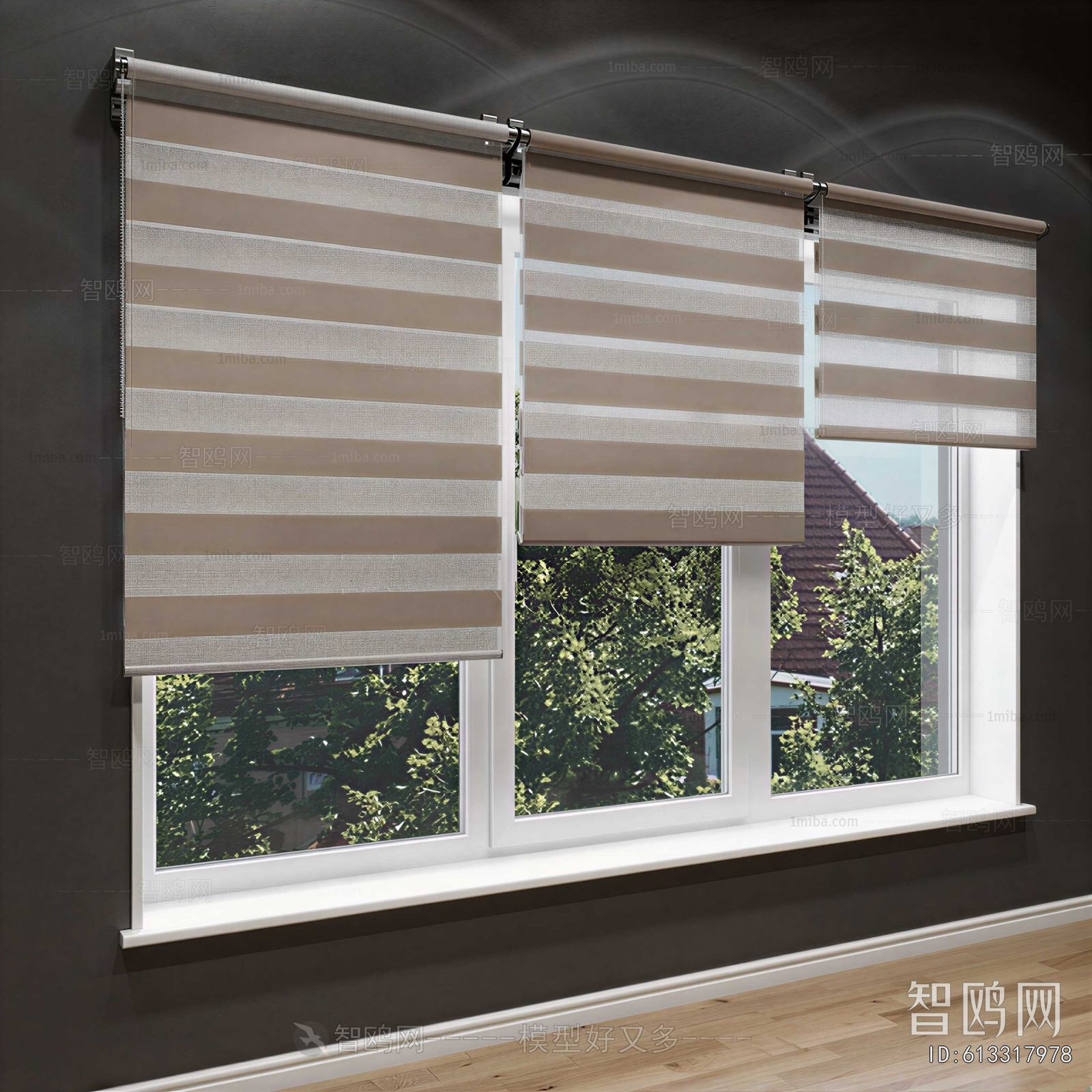 Modern Roman Curtain
