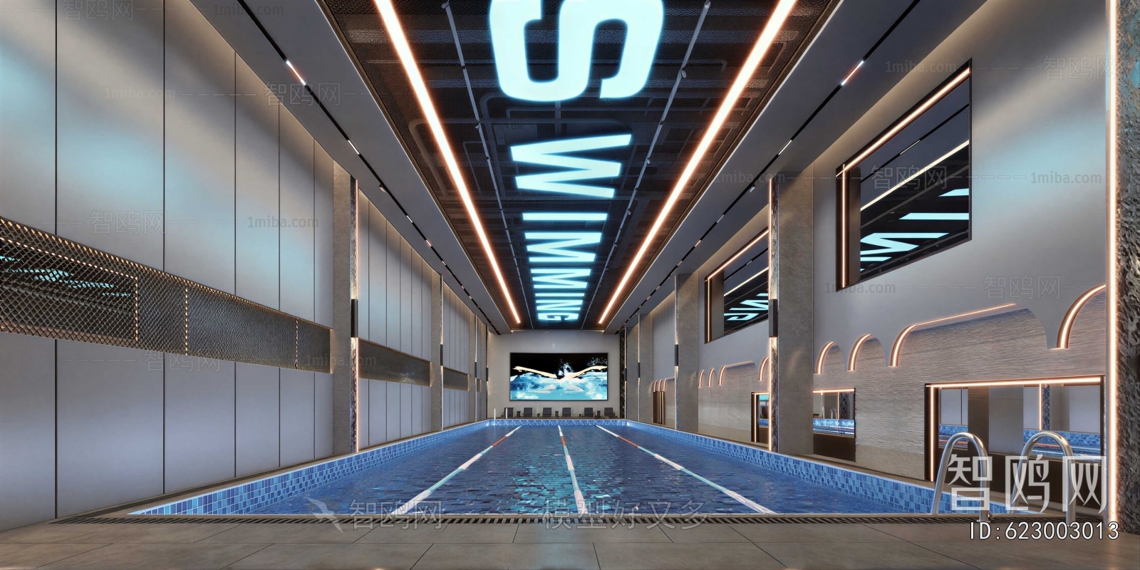 Industrial Style Natatorium