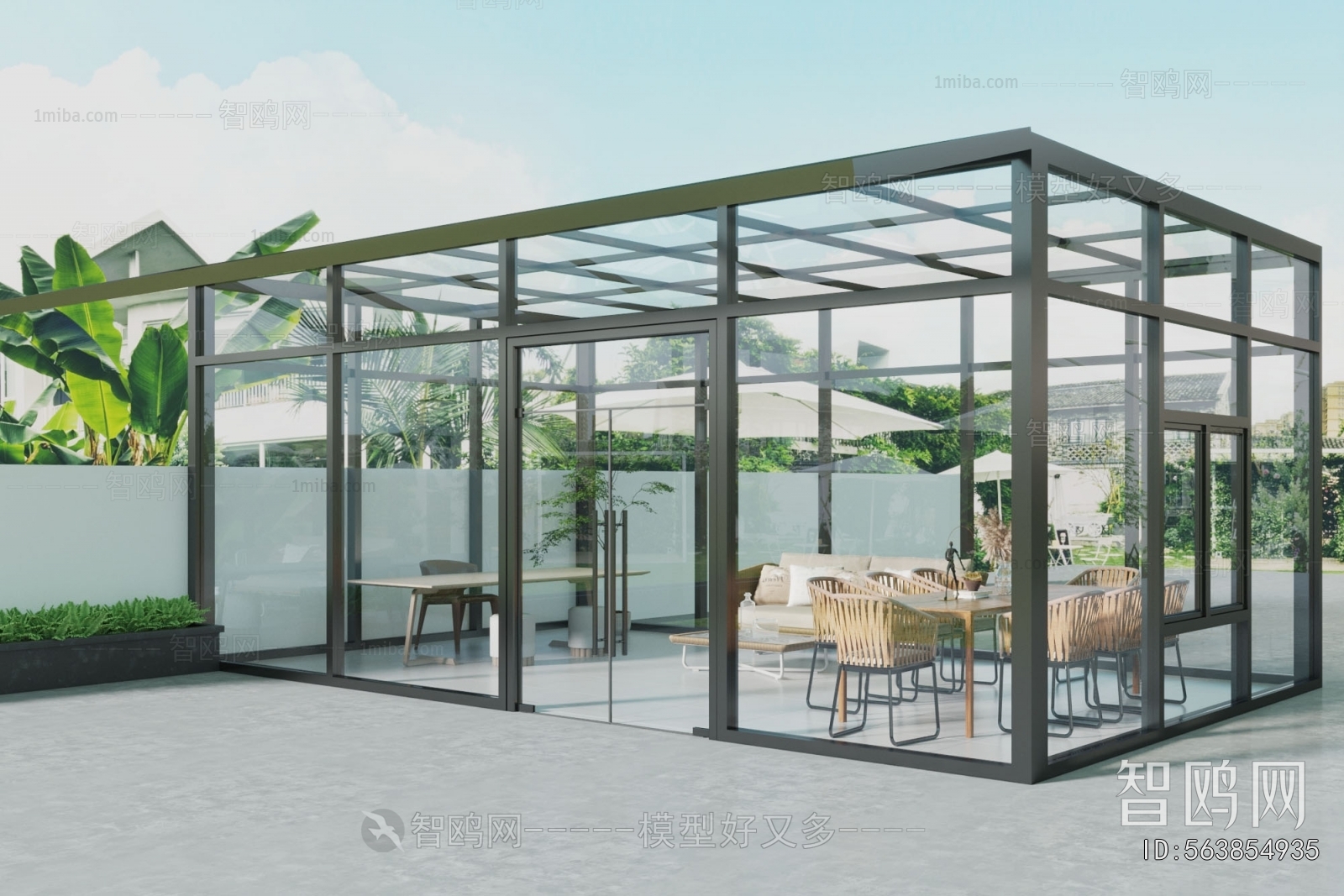 Modern Glass Sun Room