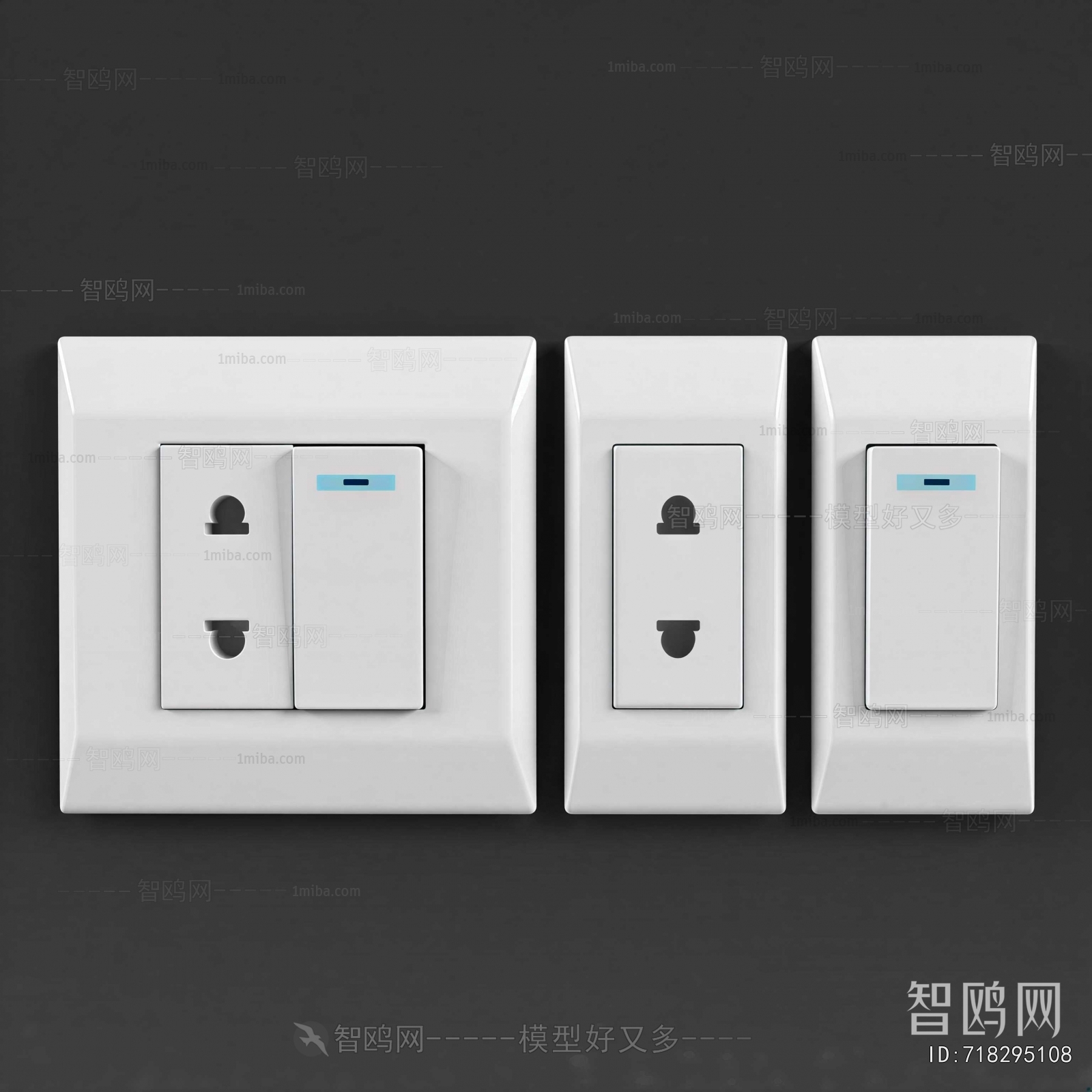 Modern Switch Socket Panel