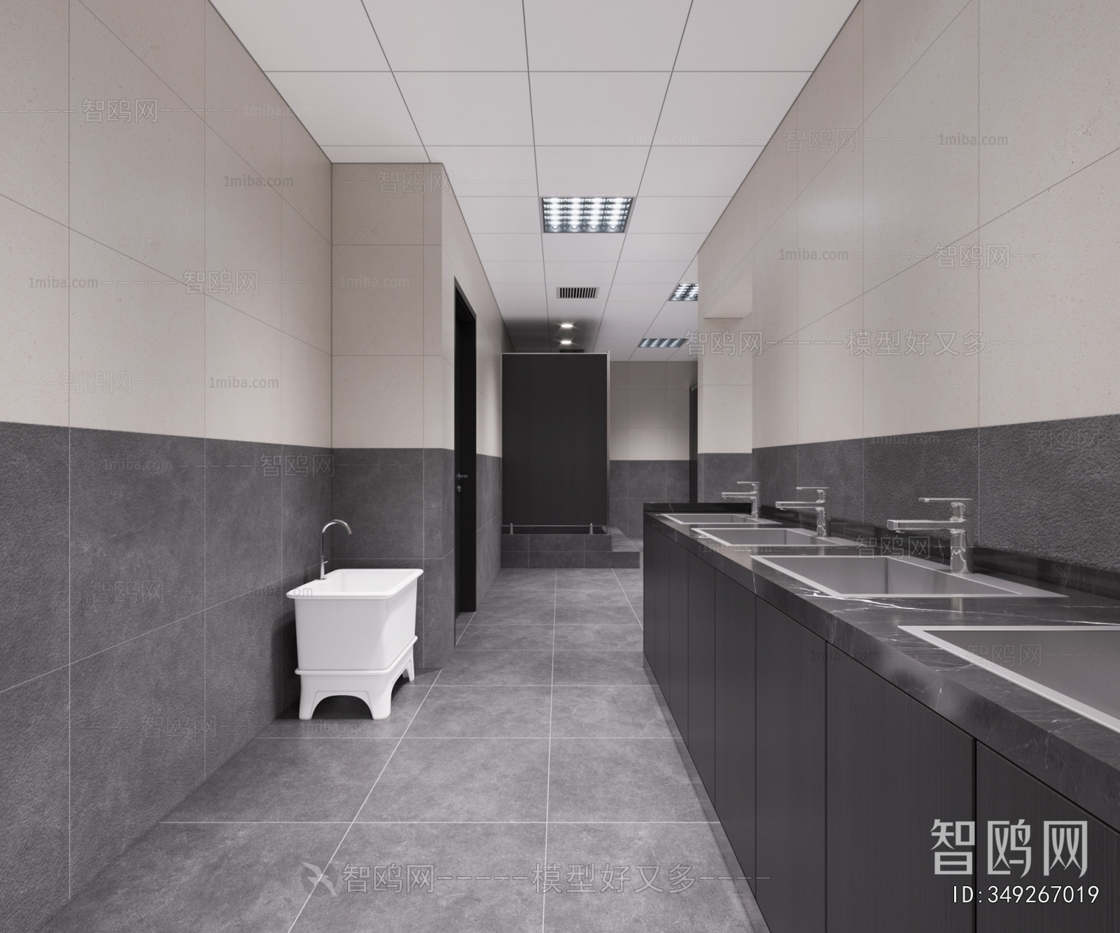 Modern Public Toilet