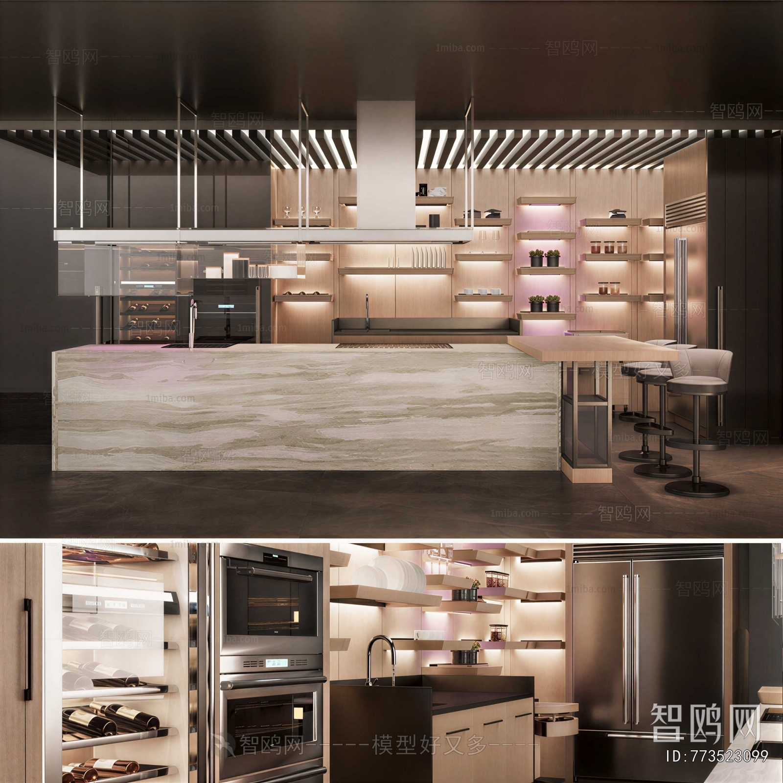 Modern Open Kitchen