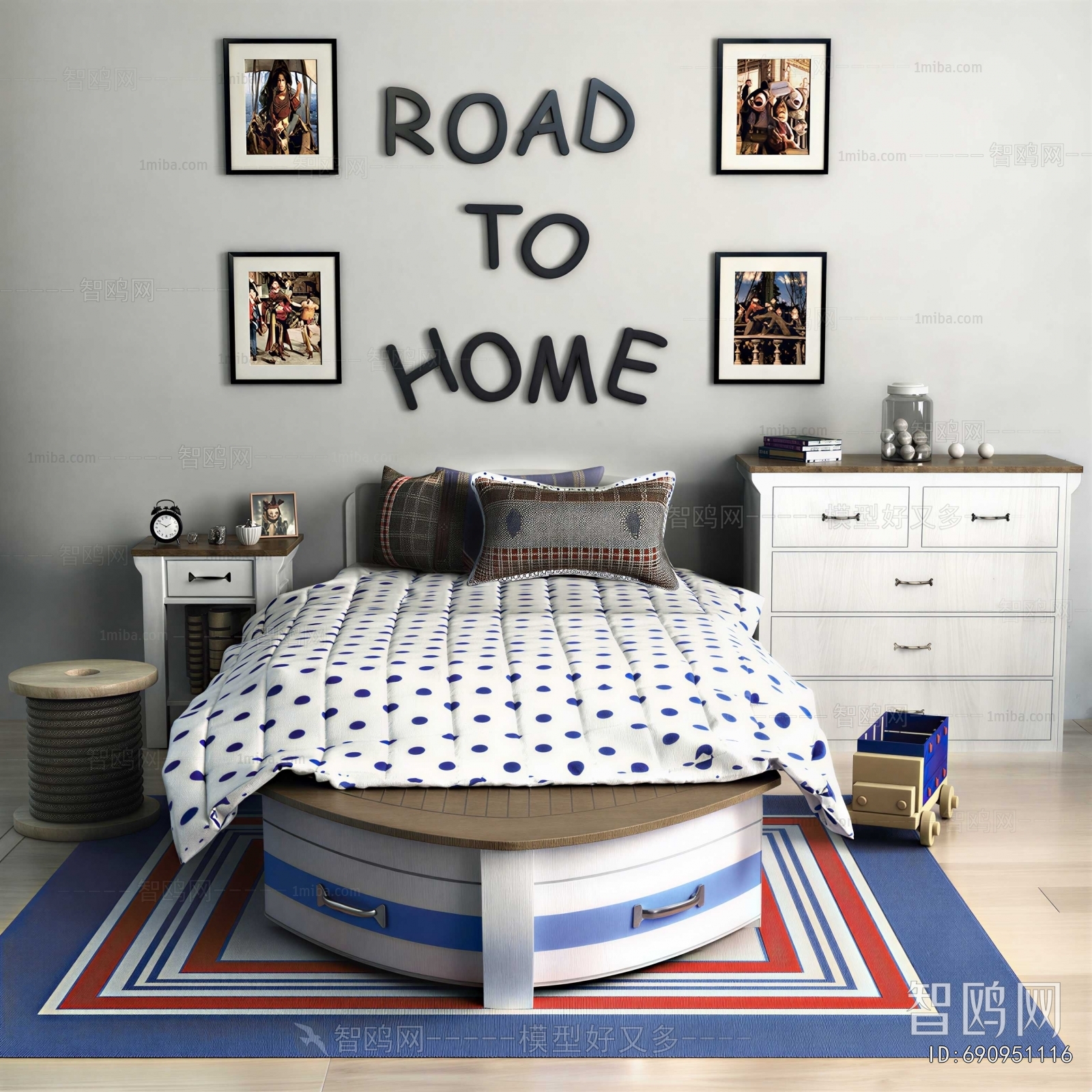 American Style Child's Bed