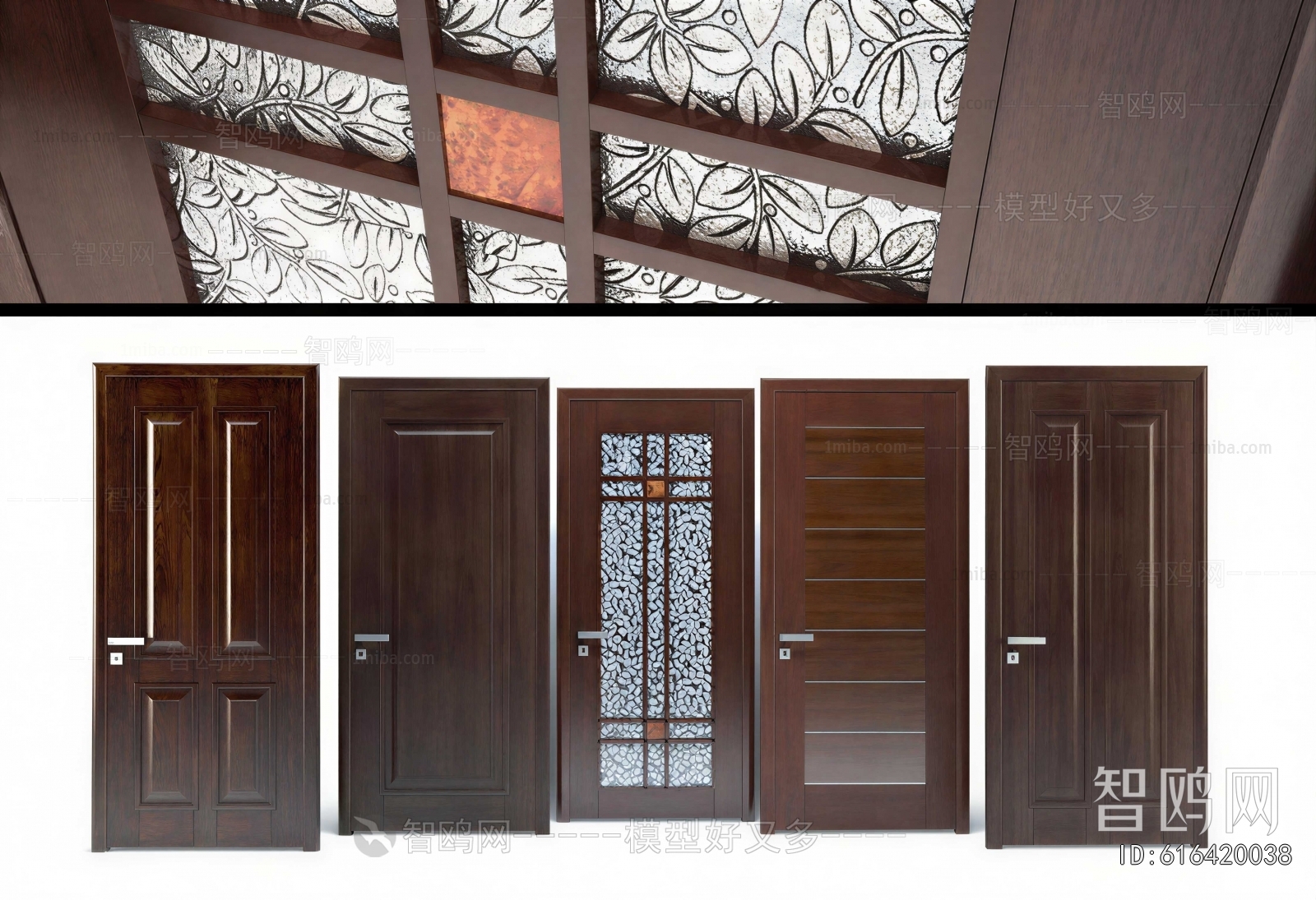 New Chinese Style Single Door