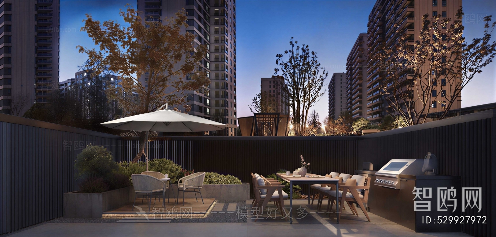 Modern Courtyard/landscape