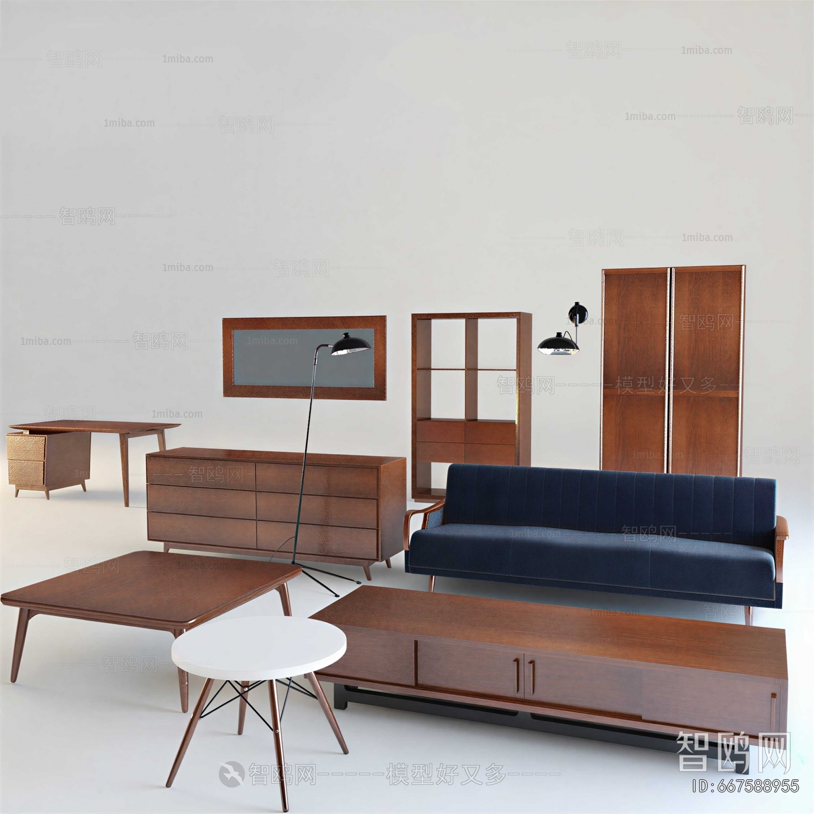 Modern Three-seat Sofa