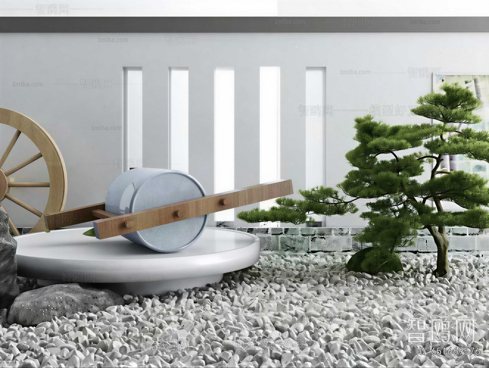 Japanese Style Rockery Waterscape