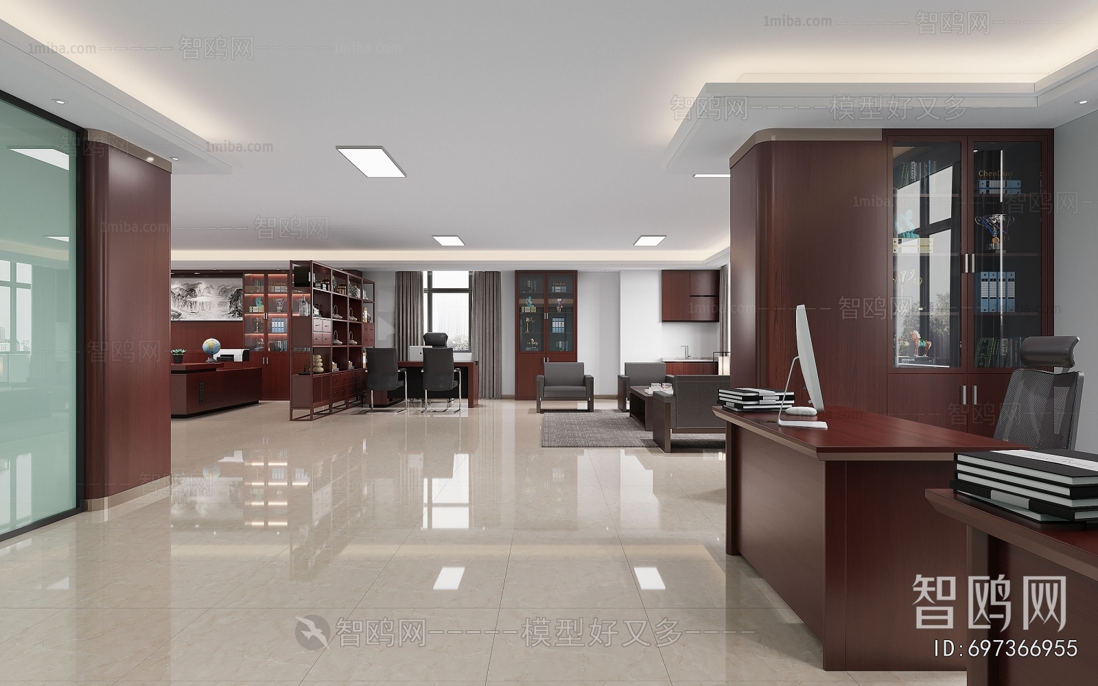 New Chinese Style Manager's Office