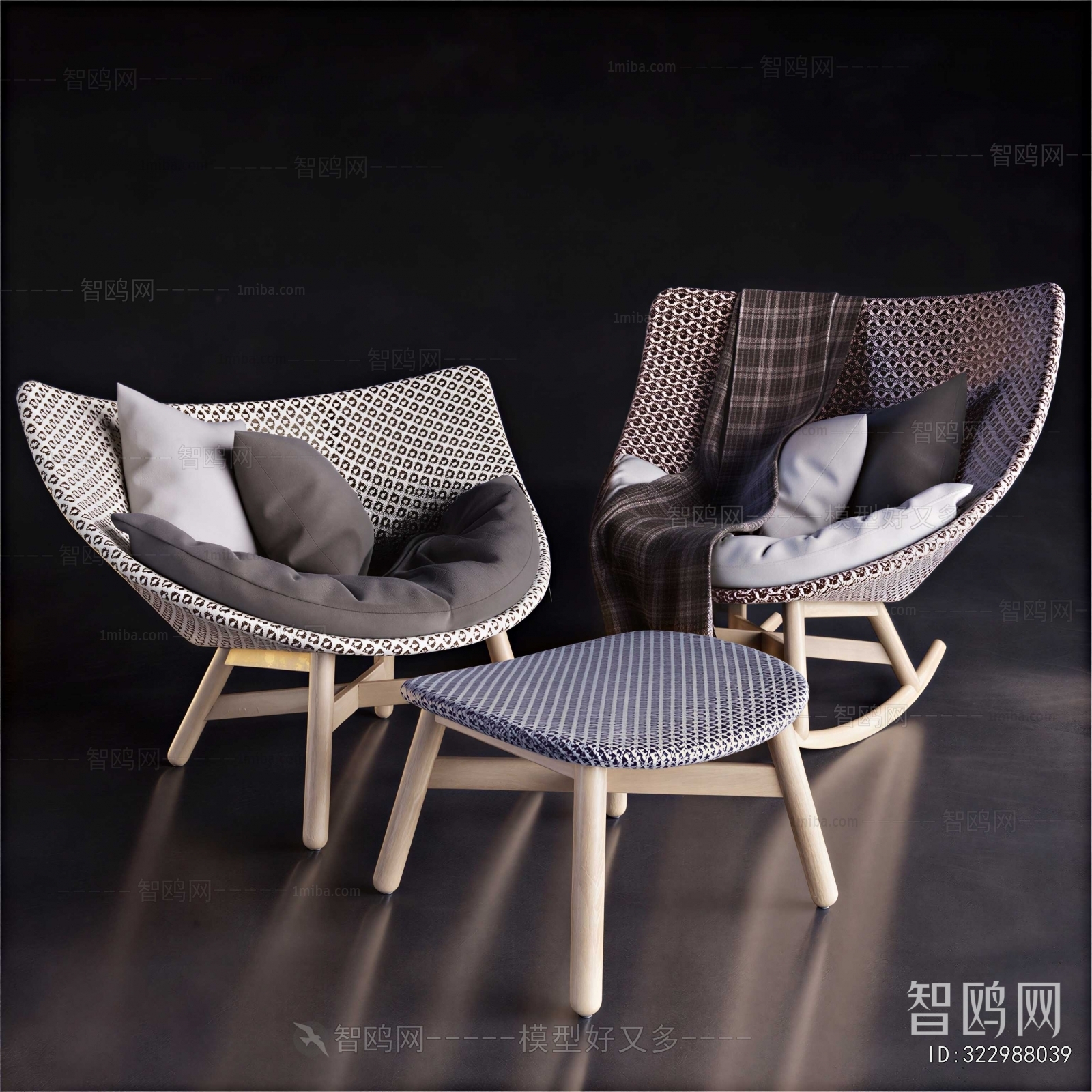 Nordic Style Lounge Chair