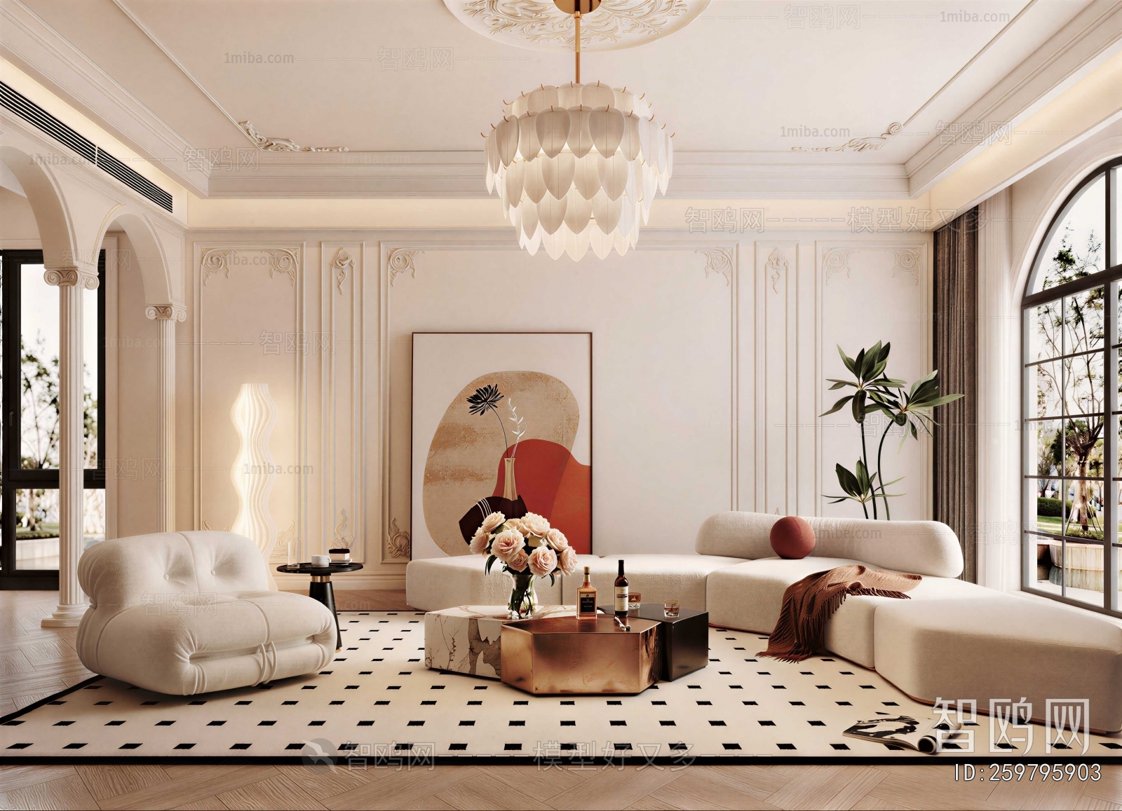 French Style A Living Room