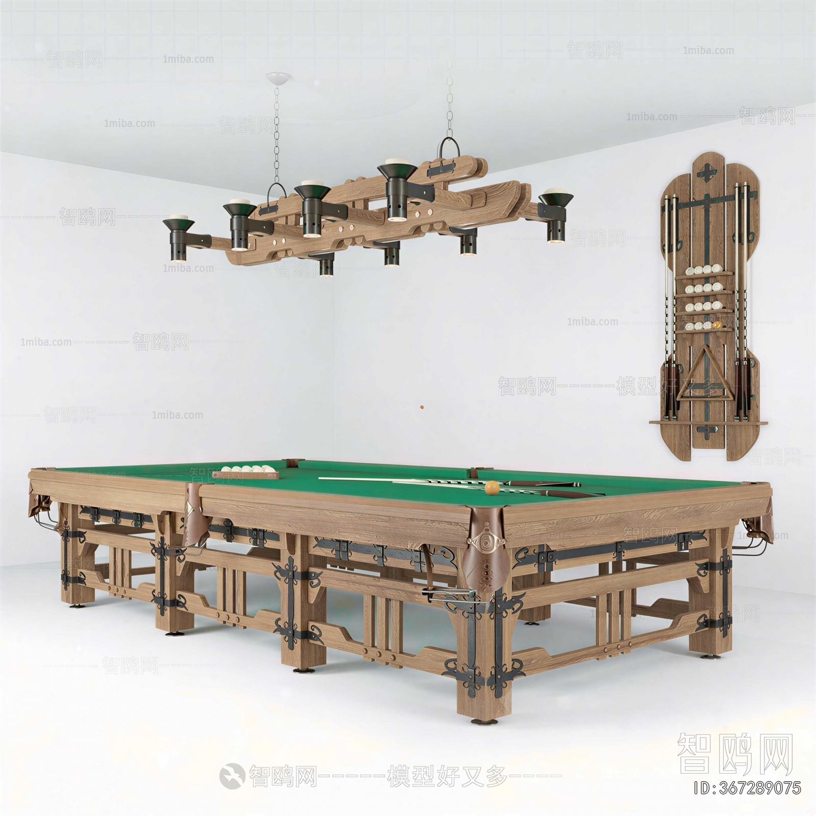 Industrial Style Pool Table