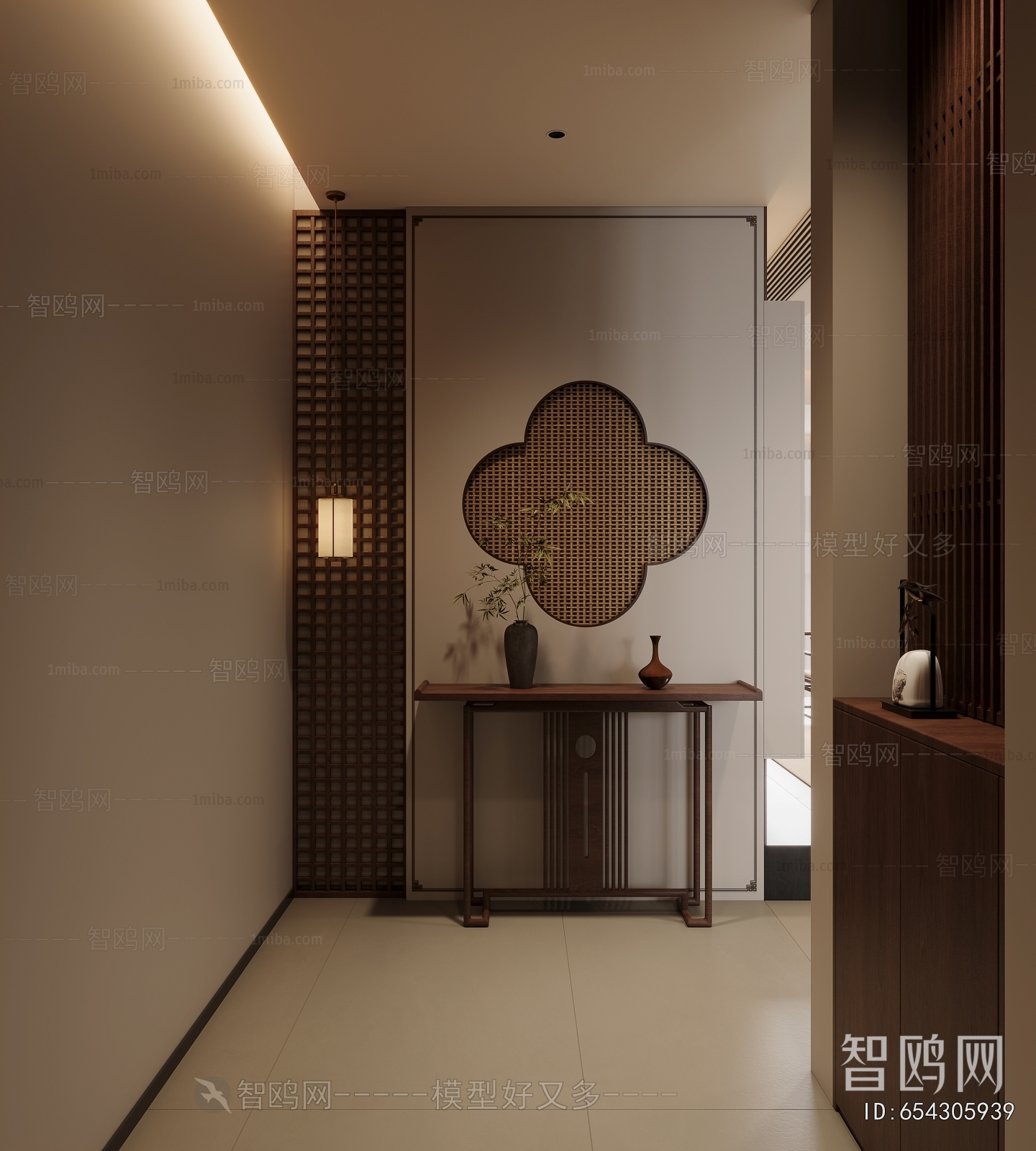 New Chinese Style Hallway