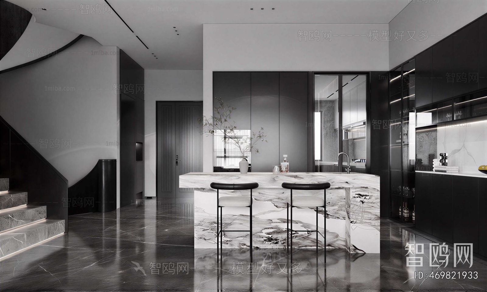 Modern Open Kitchen