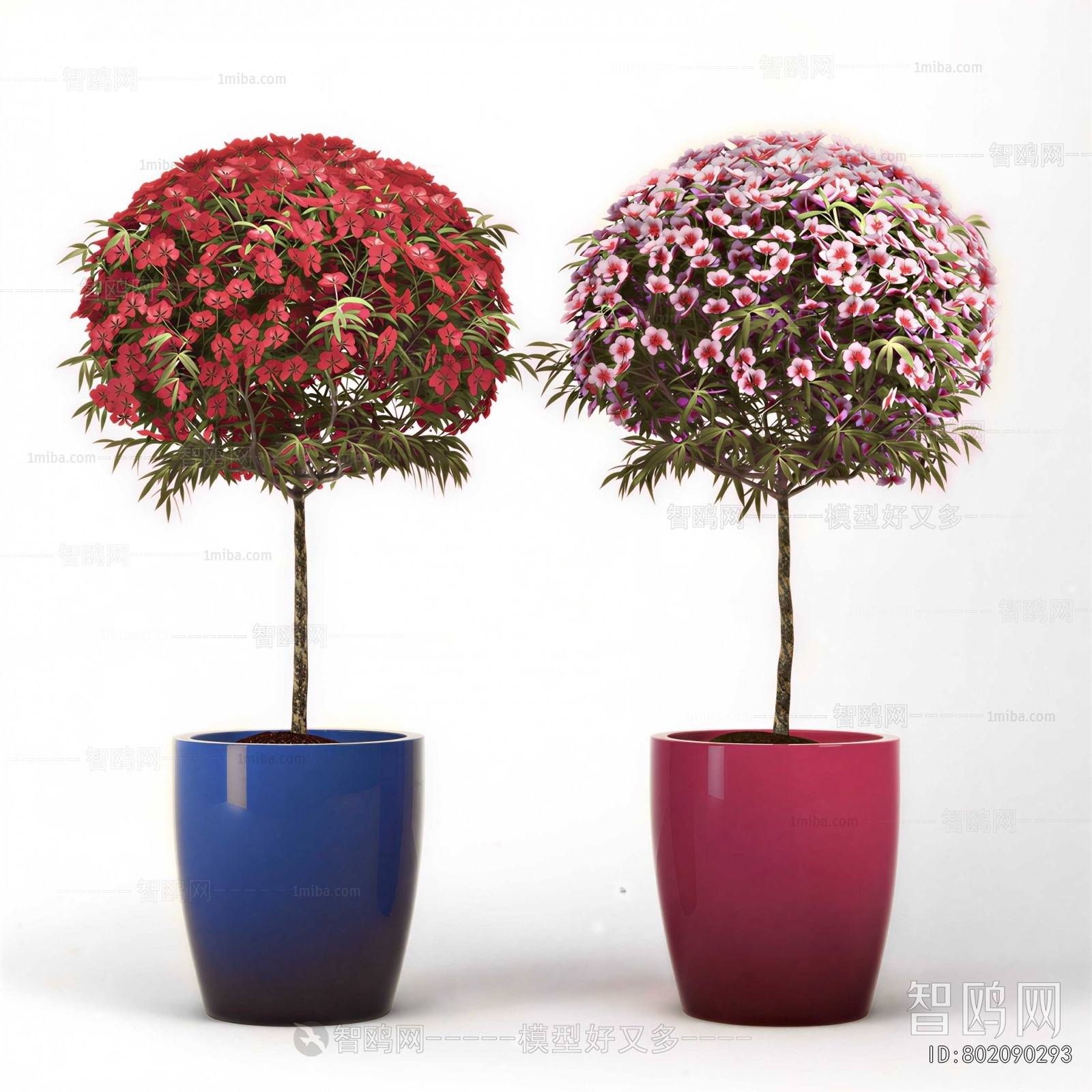 Modern Ground Green Plant Potted Plants