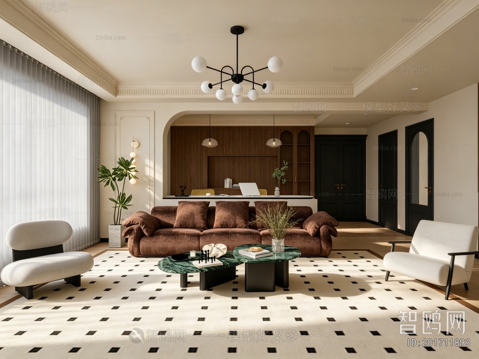 Wabi-sabi Style A Living Room