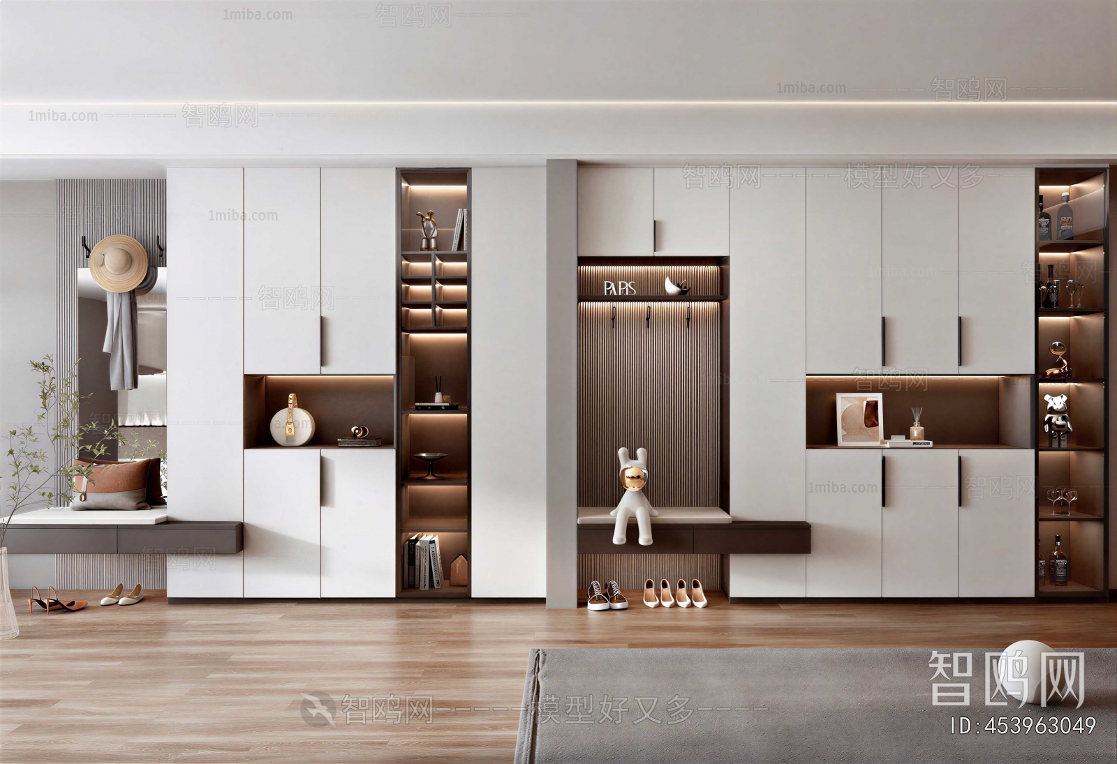 Modern Shoe Cabinet