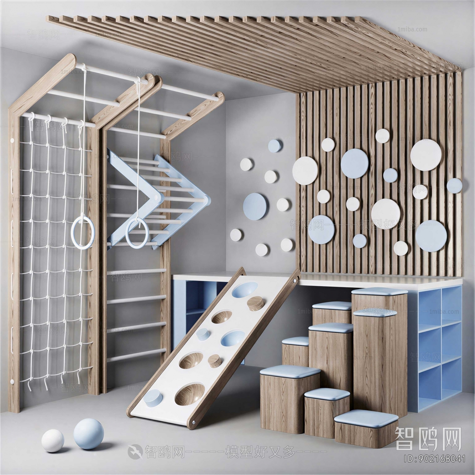 Modern Children's Room Activity Room