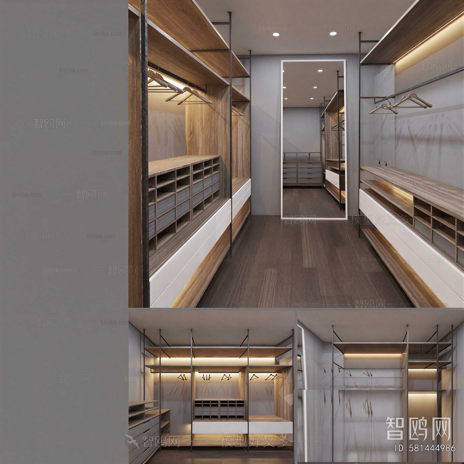 Modern Clothes Storage Area