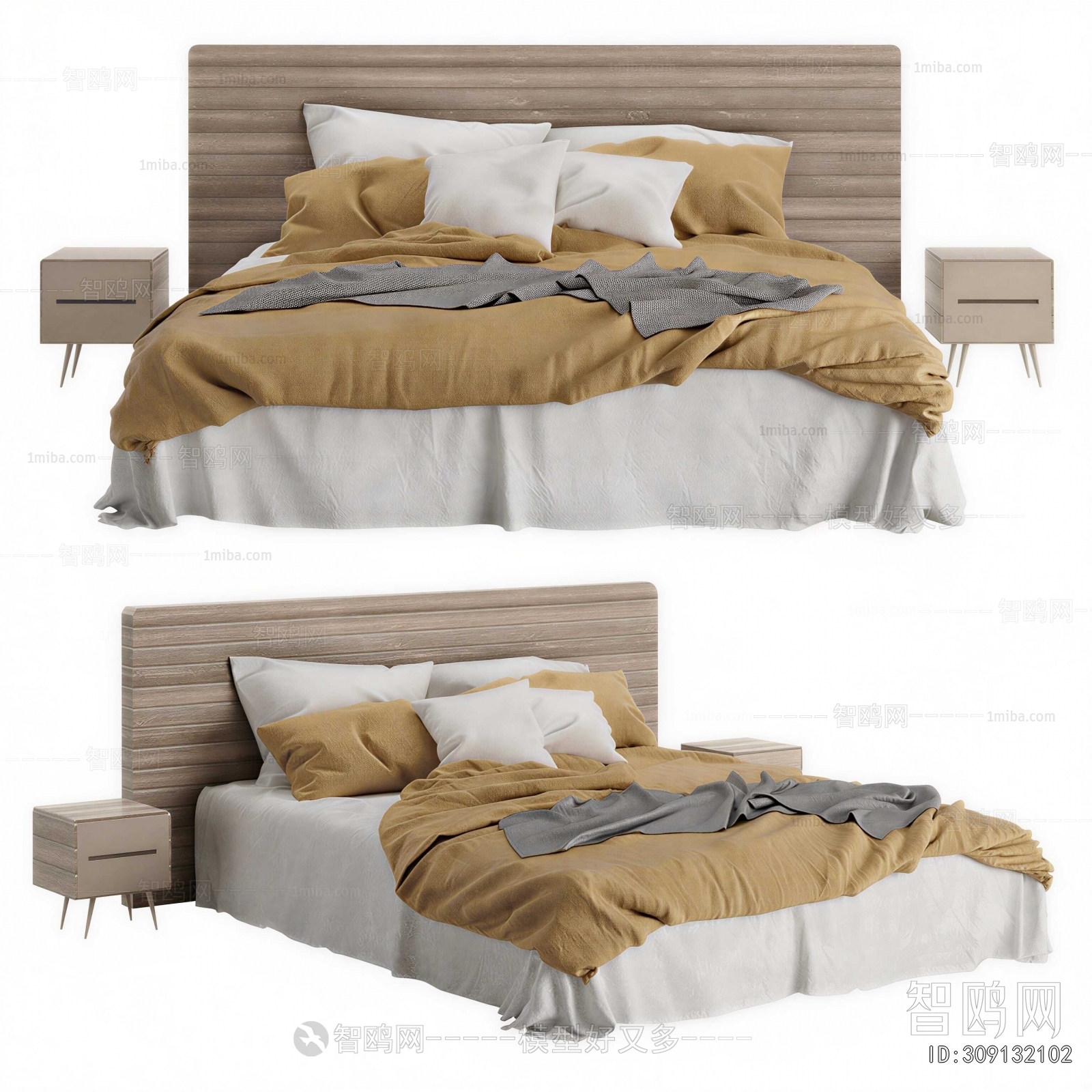 Modern Double Bed
