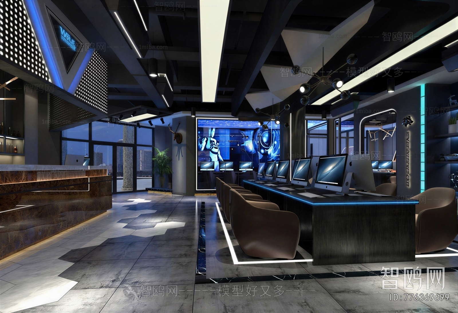 Modern Internet Cafe