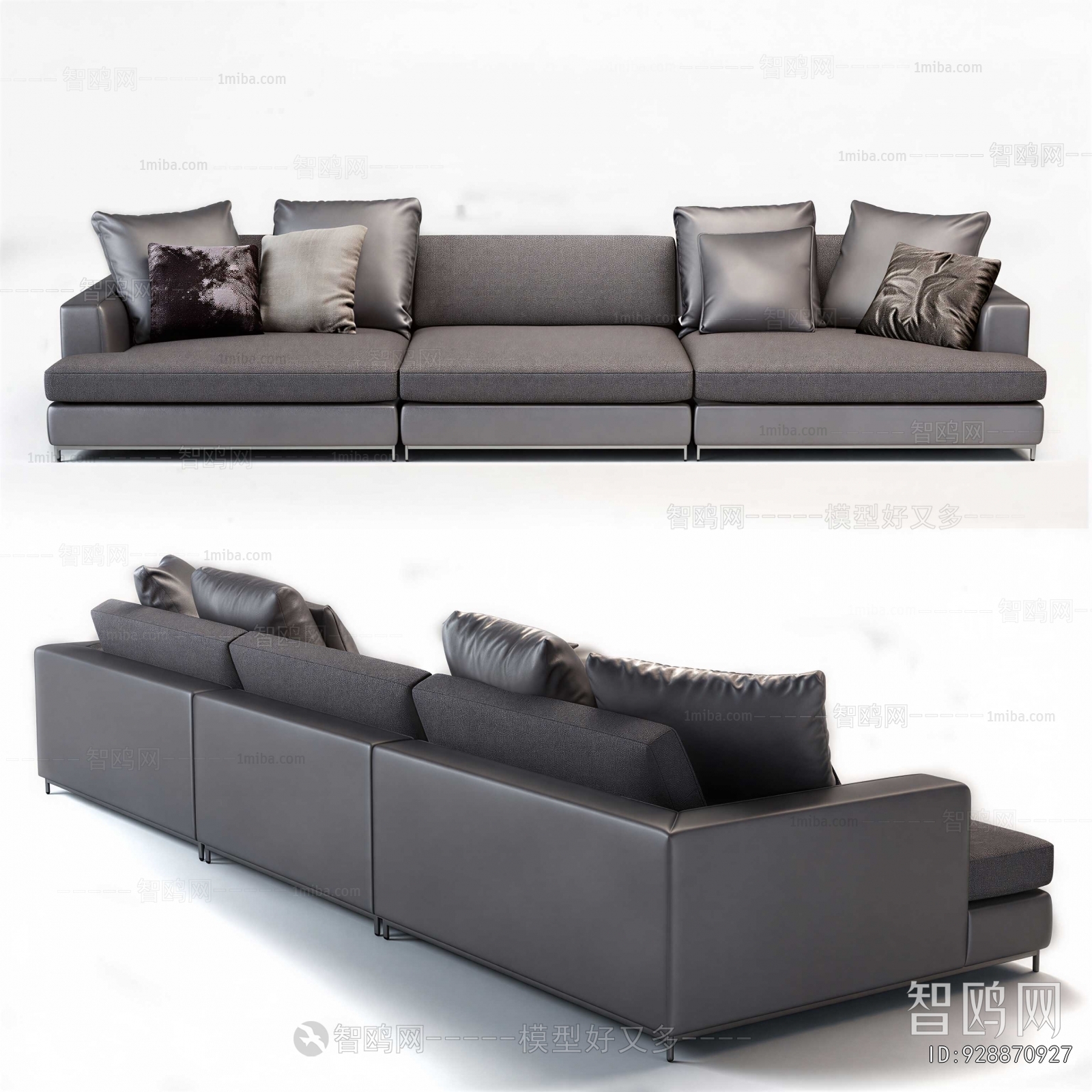Modern Three-seat Sofa