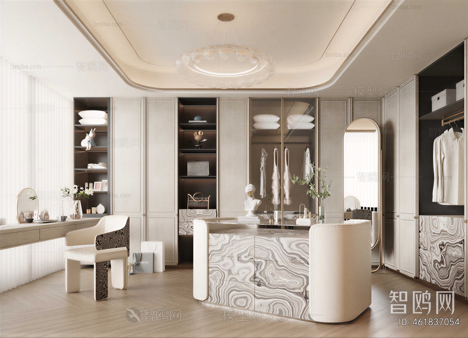 Modern Clothes Storage Area