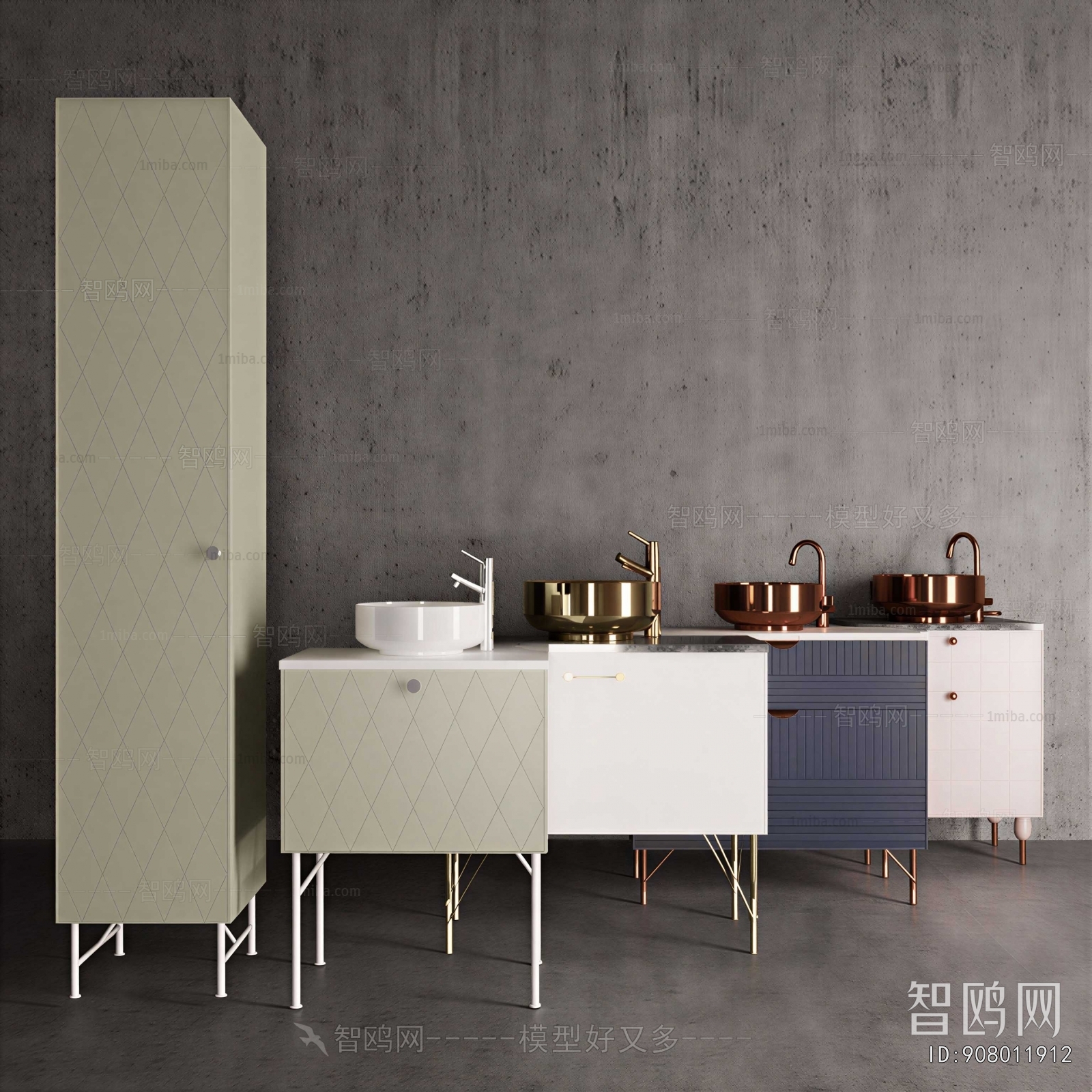 Modern Bathroom Cabinet