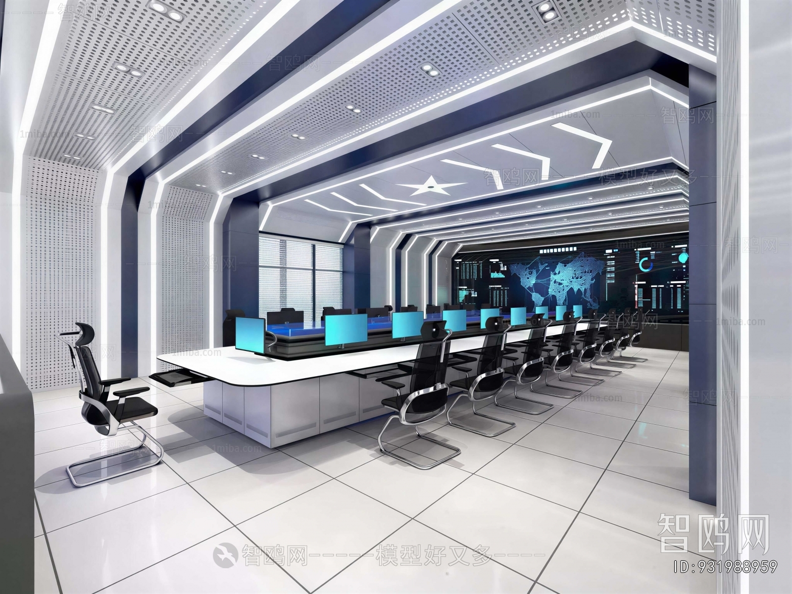 Modern Monitor Room