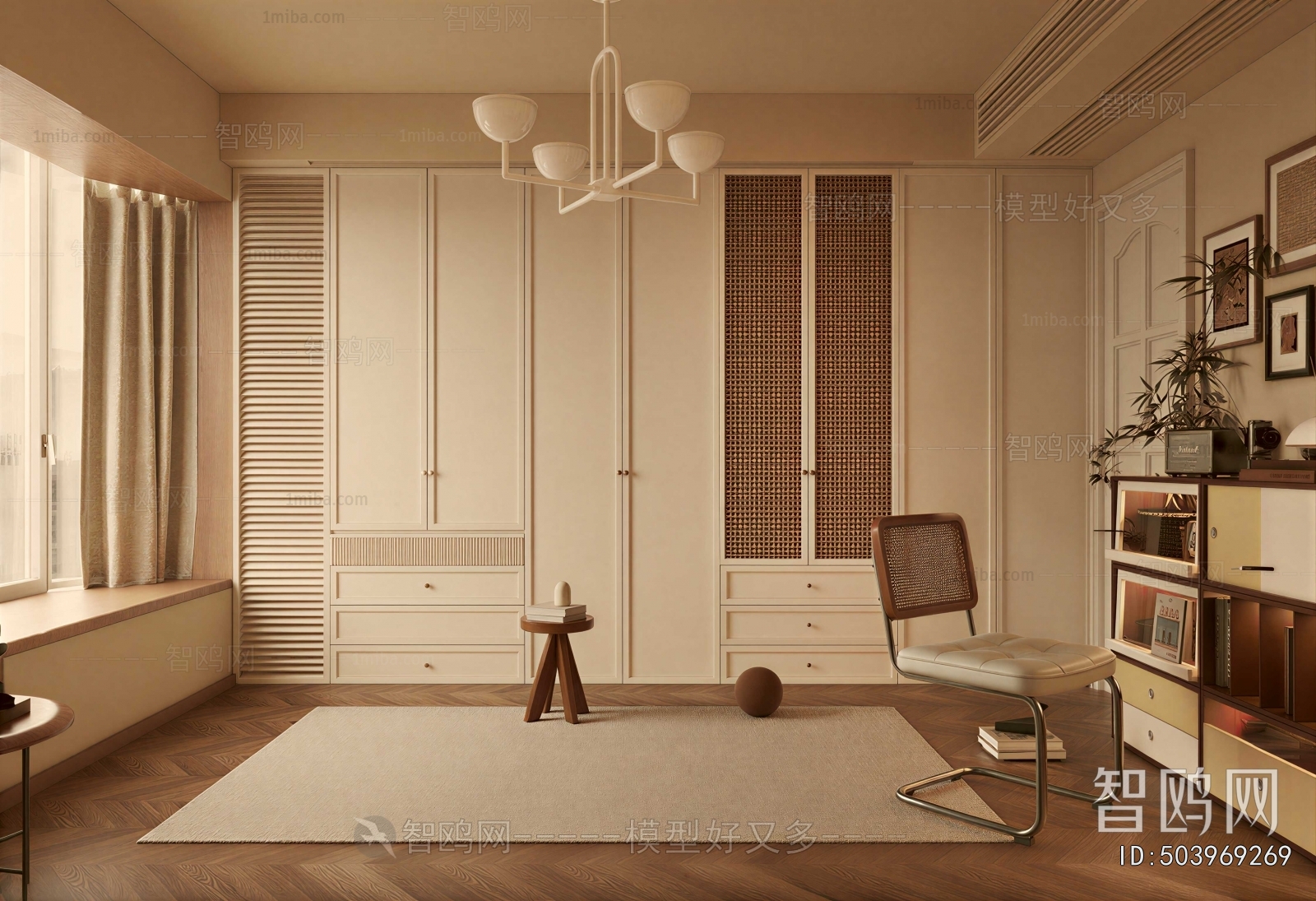 Modern Clothes Storage Area