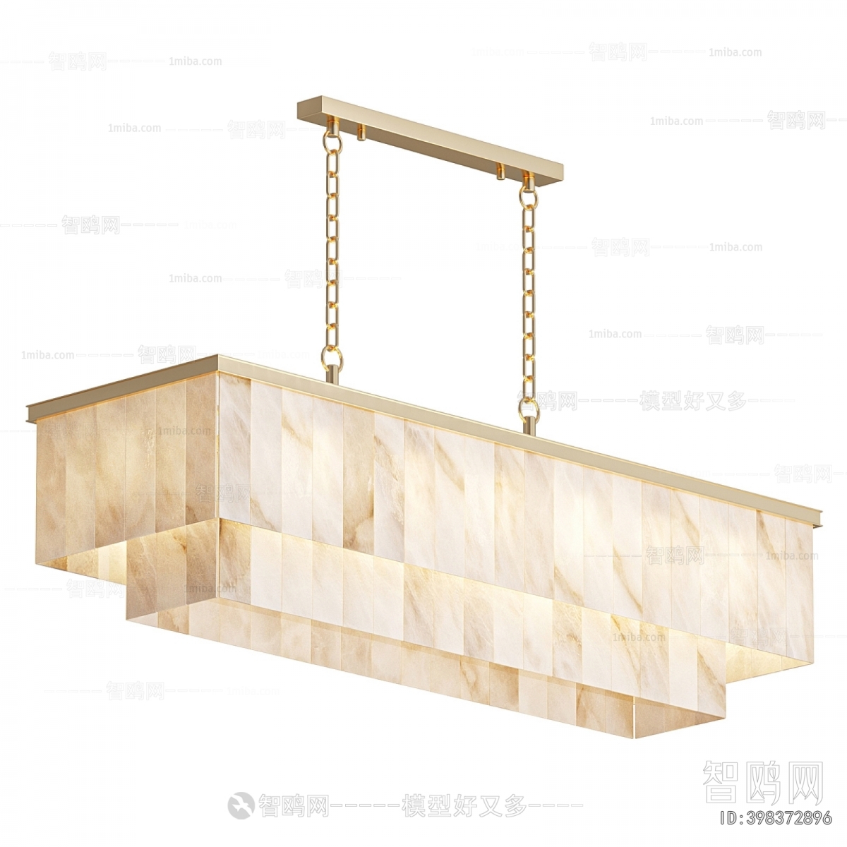 Modern Long Chandelier