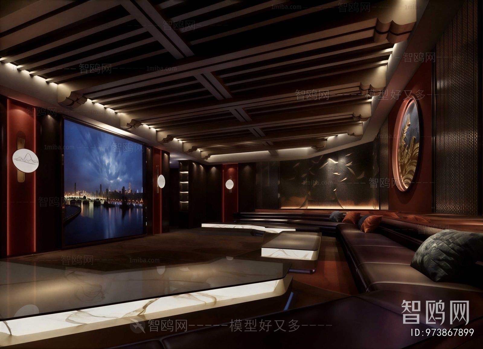 Modern Audiovisual Room