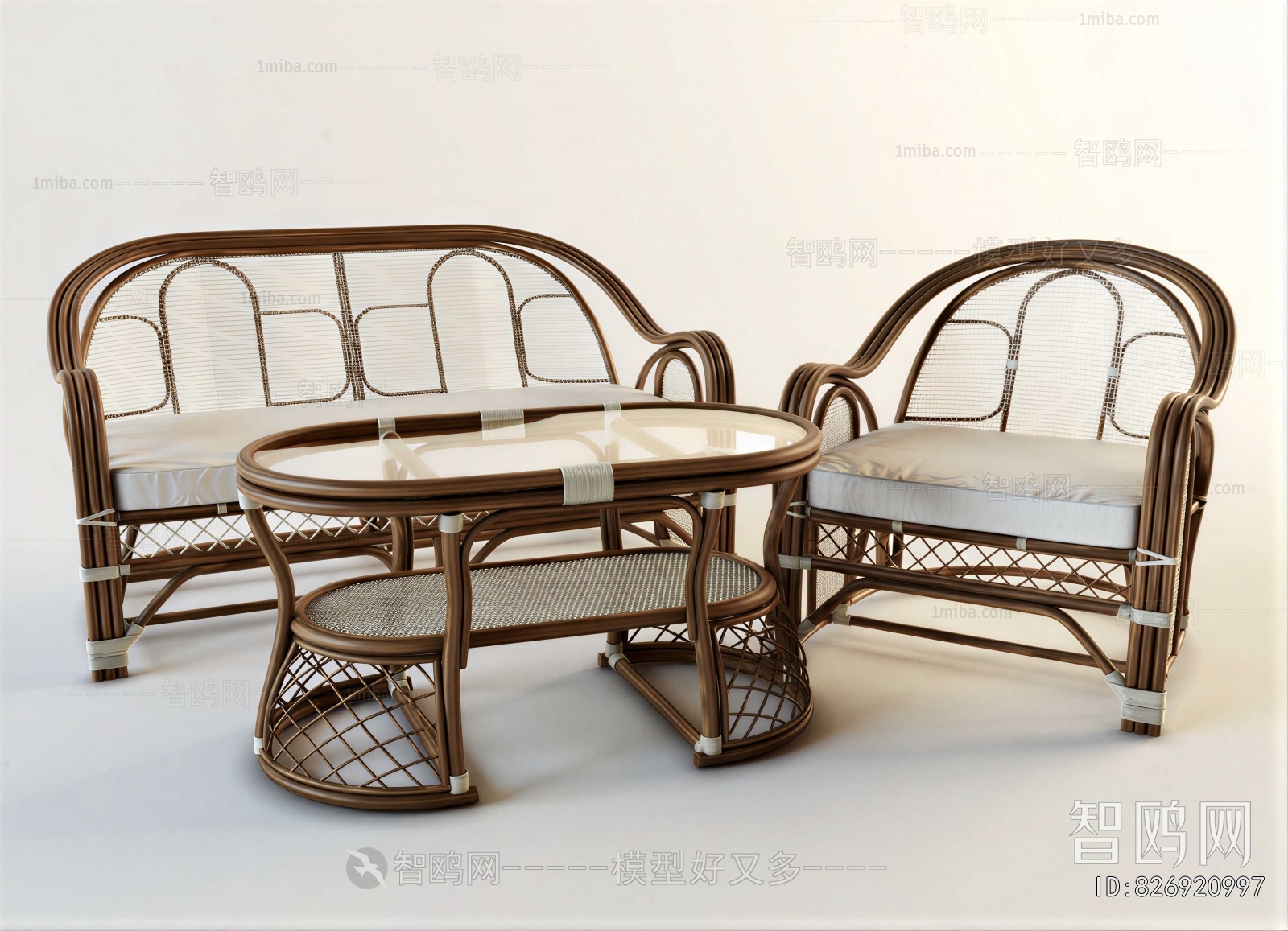 New Chinese Style Sofa Combination