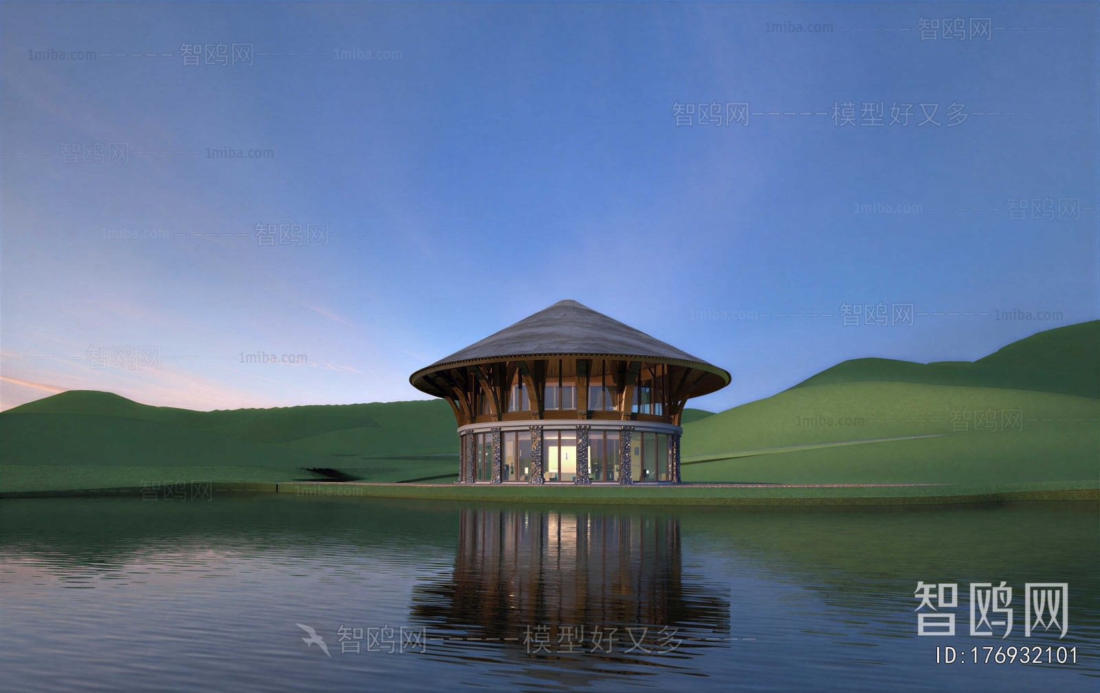 Chinese Style Public Building