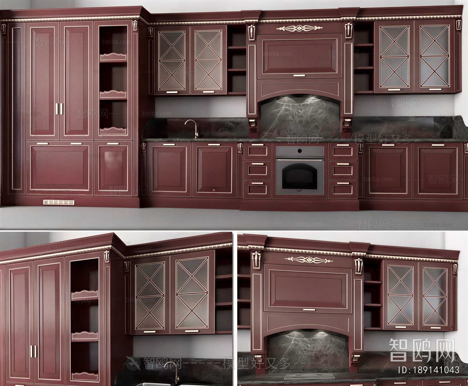 European Style Kitchen Cabinet