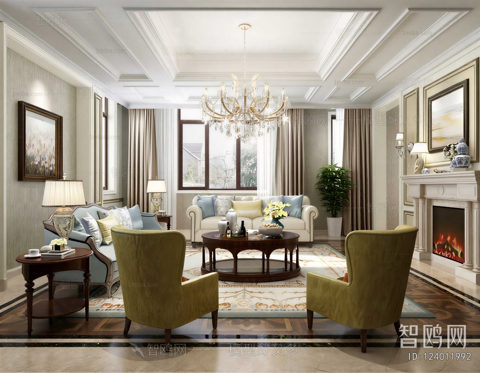 European Style A Living Room