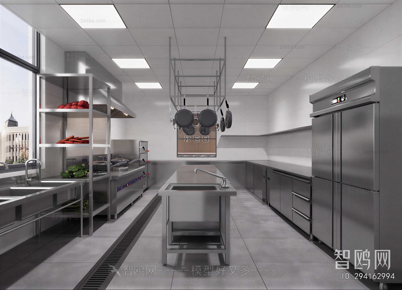 Modern Central Kitchen